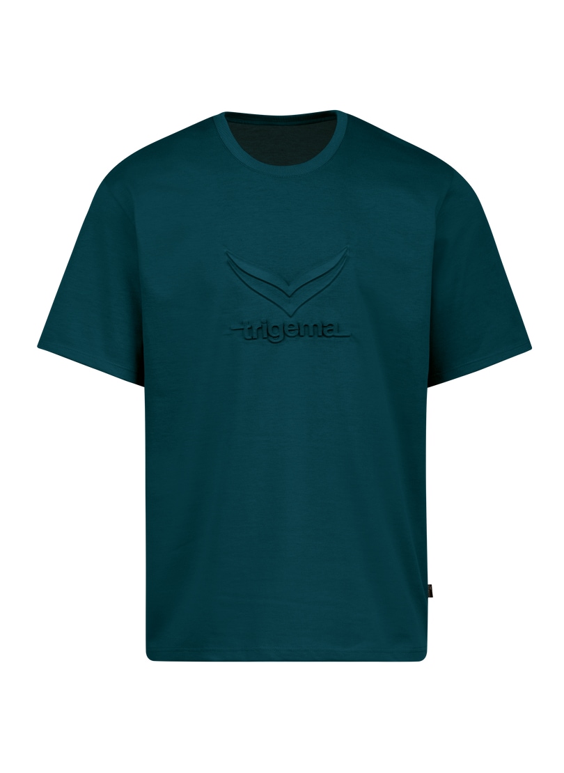 Trigema T-Shirt »TRIGEMA Heavy Oversized T-Shirt mit 3D-Motiv«, (1 tlg.)