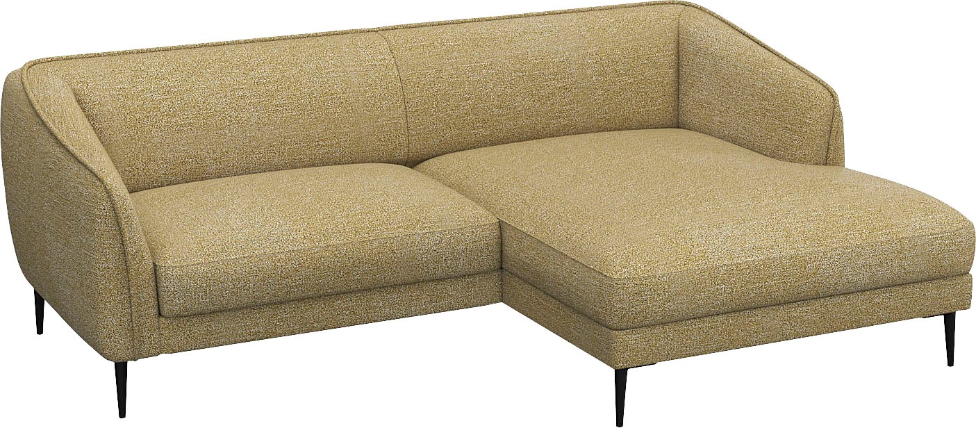FLEXLUX Ecksofa »Belle Designsofa, bequem durch Kaltschaum im Sitz, OTTOs Choice«, Skandinavisches Design, In hochwertiger Verarbeitung, B/T 218/149 cm