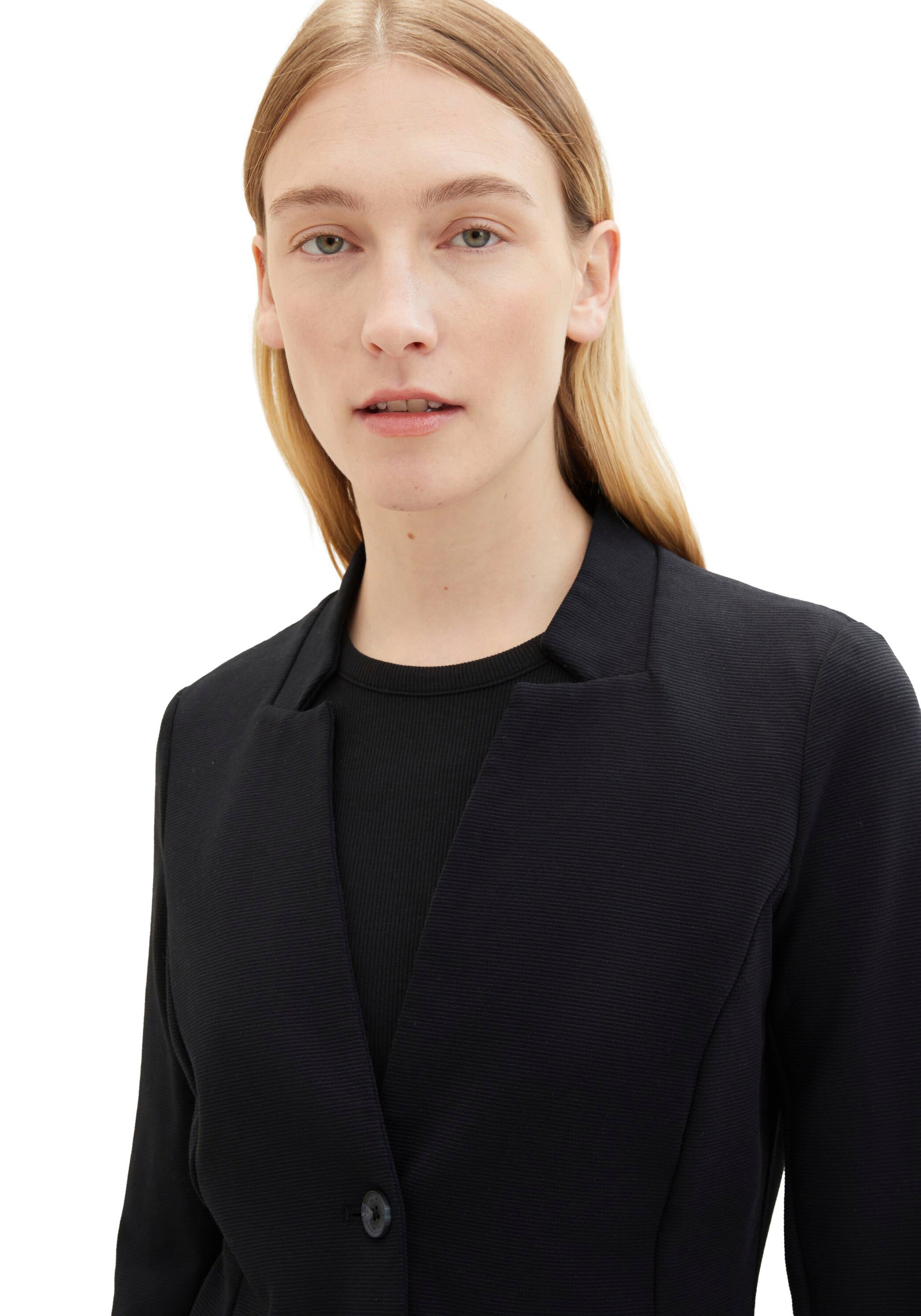 TOM TAILOR Sweatblazer »Ottoman«, mit aufgesetzten Taschen und Struktur