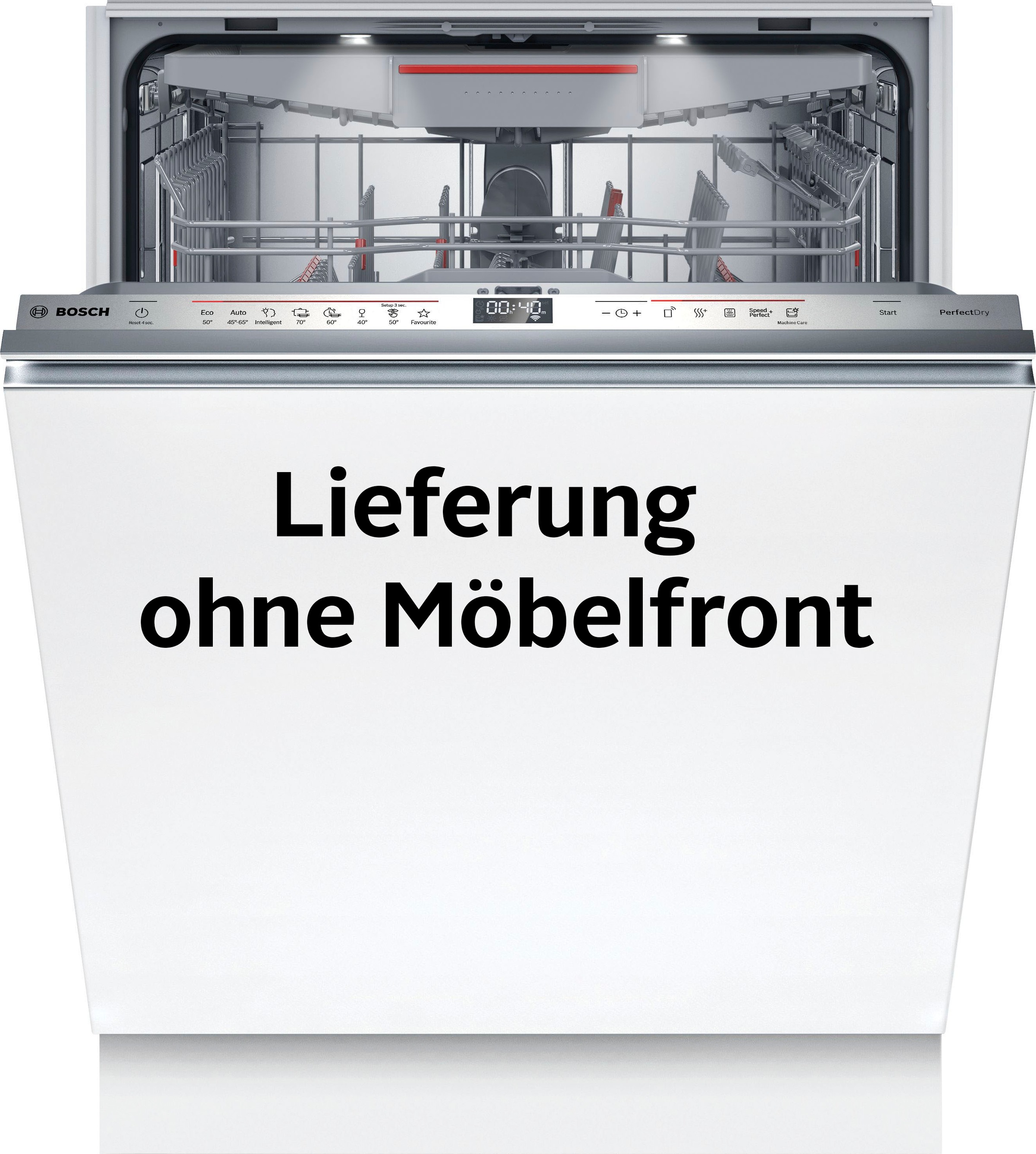 BOSCH vollintegrierbarer Geschirrspüler Serie 6 »SMV6ZCX16E«, 14 Maßgedecke