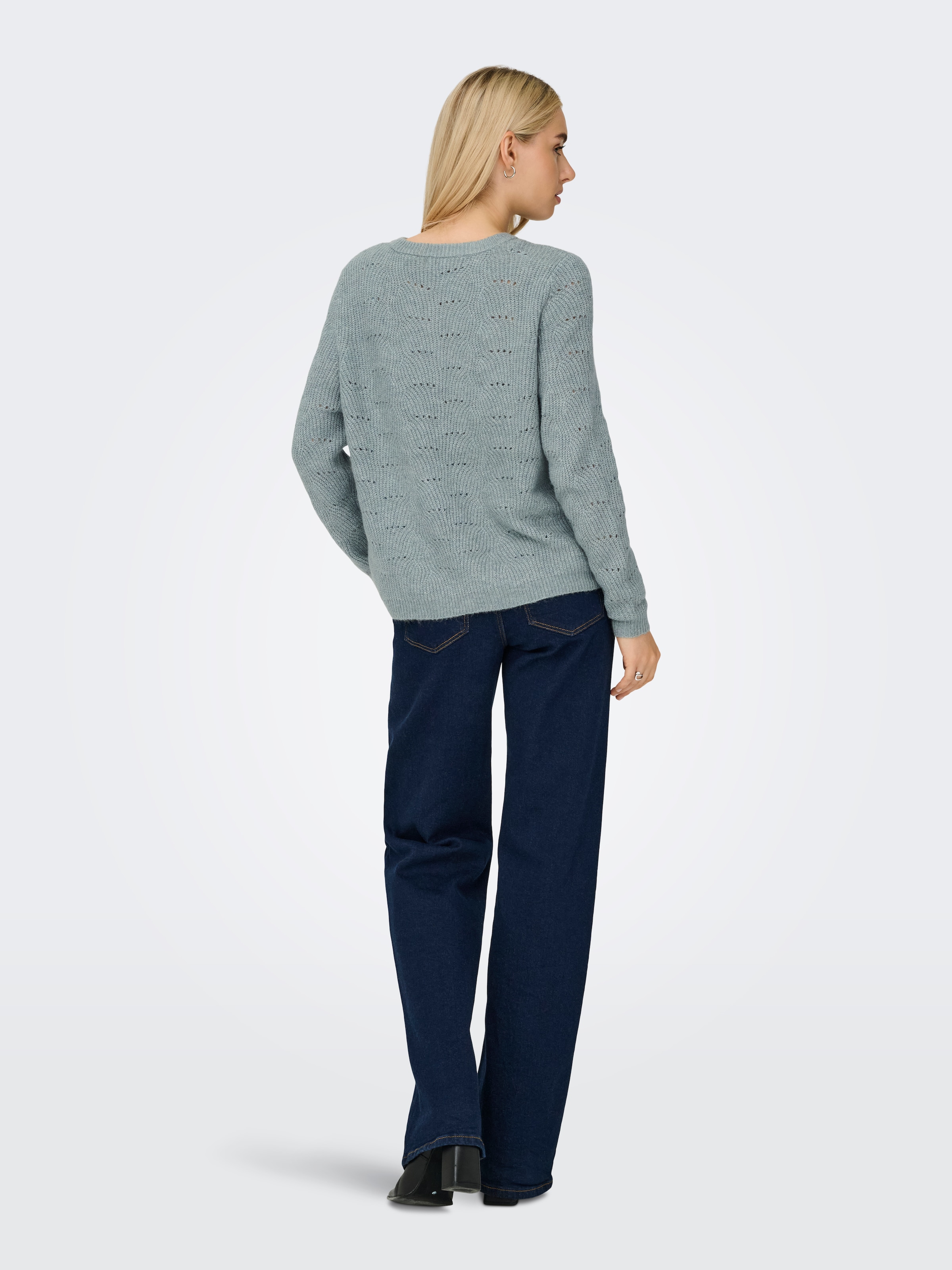 ONLY Rundhalspullover »ONLLOLLI L/S PULLOVER KNT NOOS«
