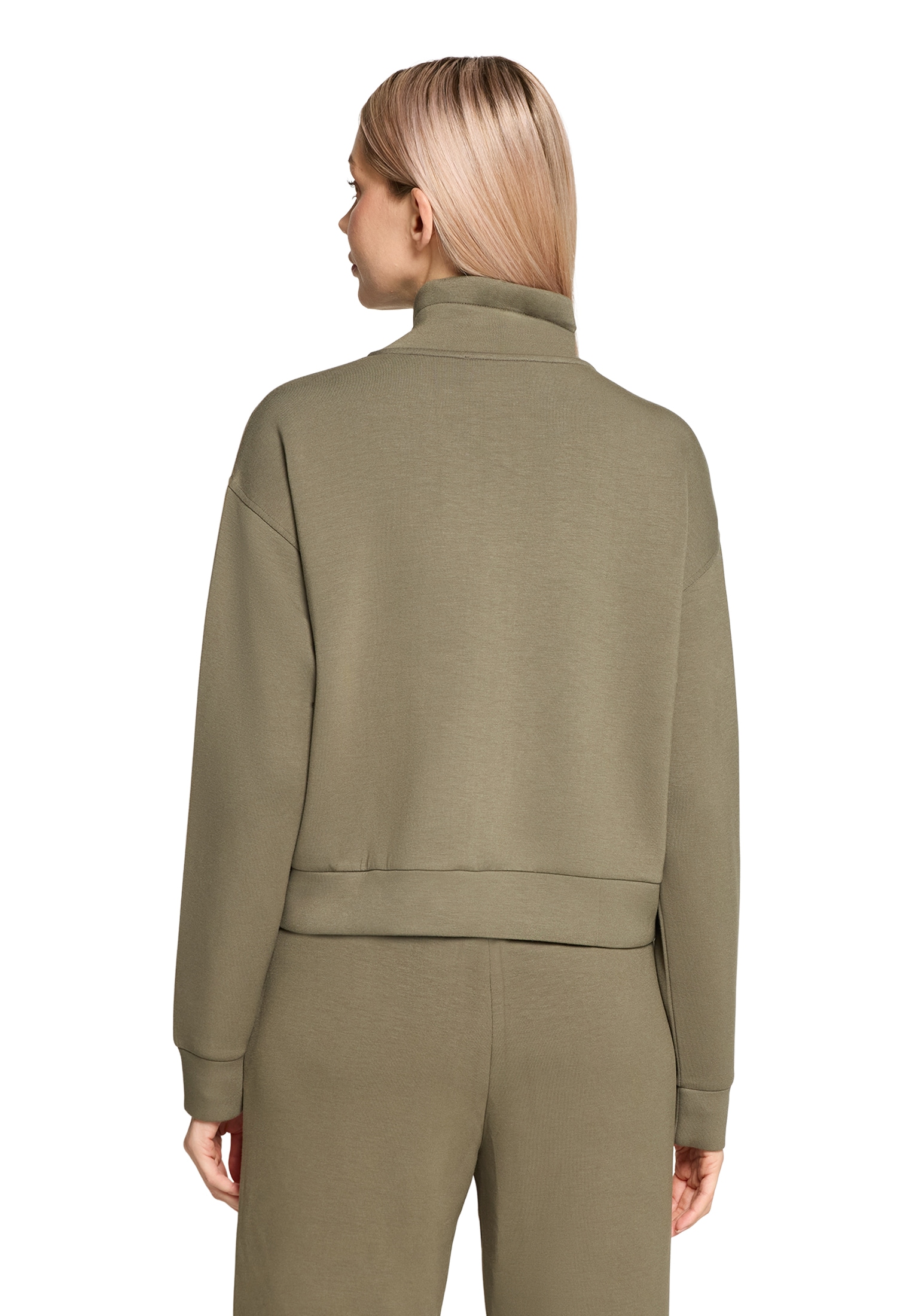 Betty Barclay Sweatshirt »Shirtjacke mit Rippenstruktur«
