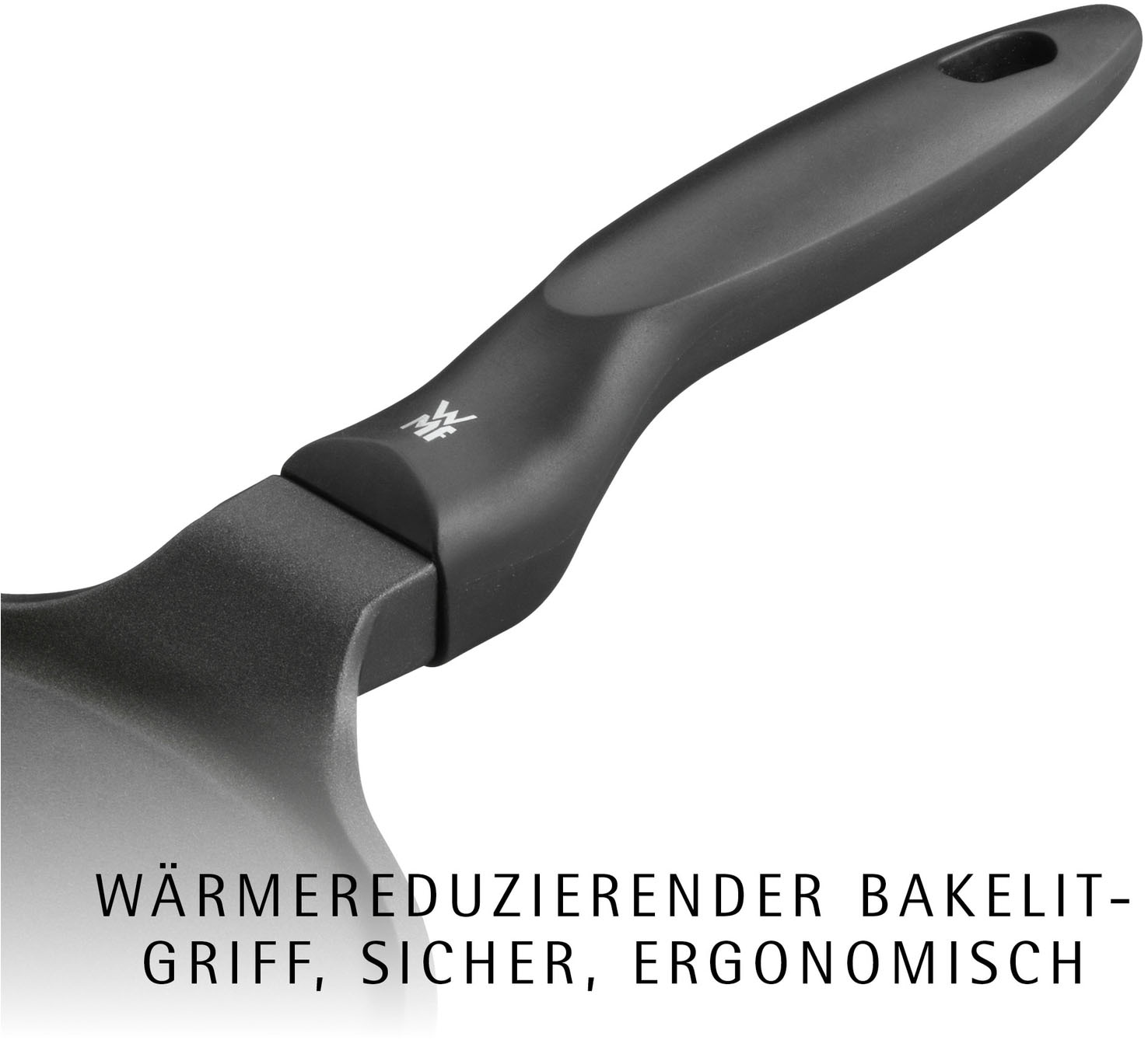 WMF Crêpepfanne »Devil, 27 cm, Crepe Pfanne Induktion, PermaDur Antihaftversiegelung« Aluminiumguss mit Teigverteiler und Wender, für alle Herdarten geeignet