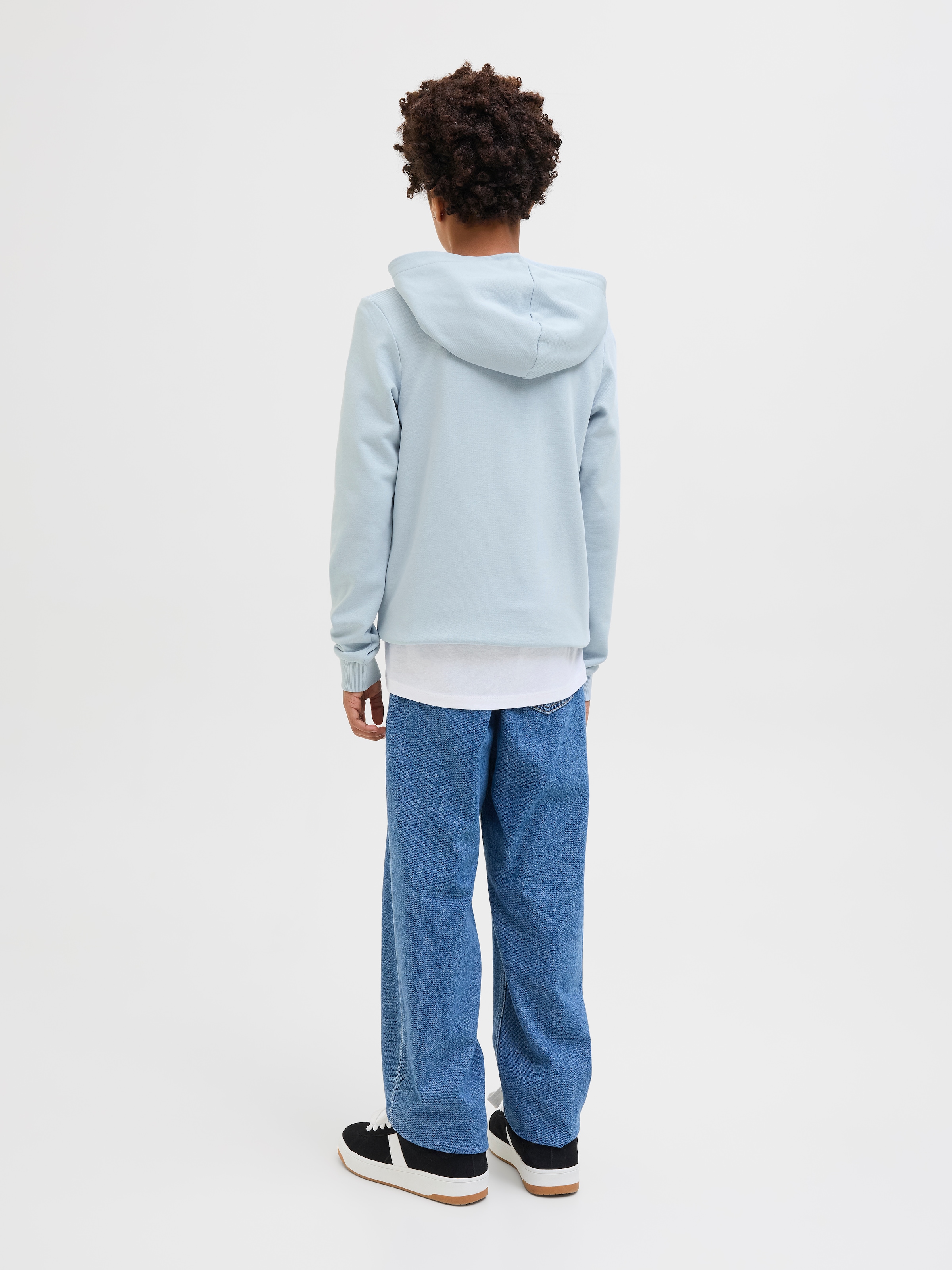Jack & Jones Junior Hoodie »JCOLOGAN SS24 PRINT SWEAT HOOD SN JNR«