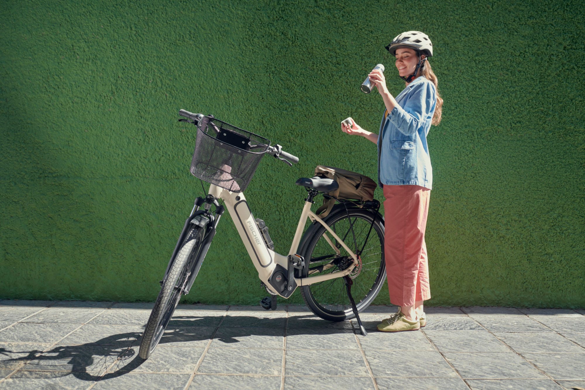 FISCHER Fahrrad »CITA 6.8I 711« 7 Gang Shimano Nexus 7 Schaltwerk Mittelmotor 250 W