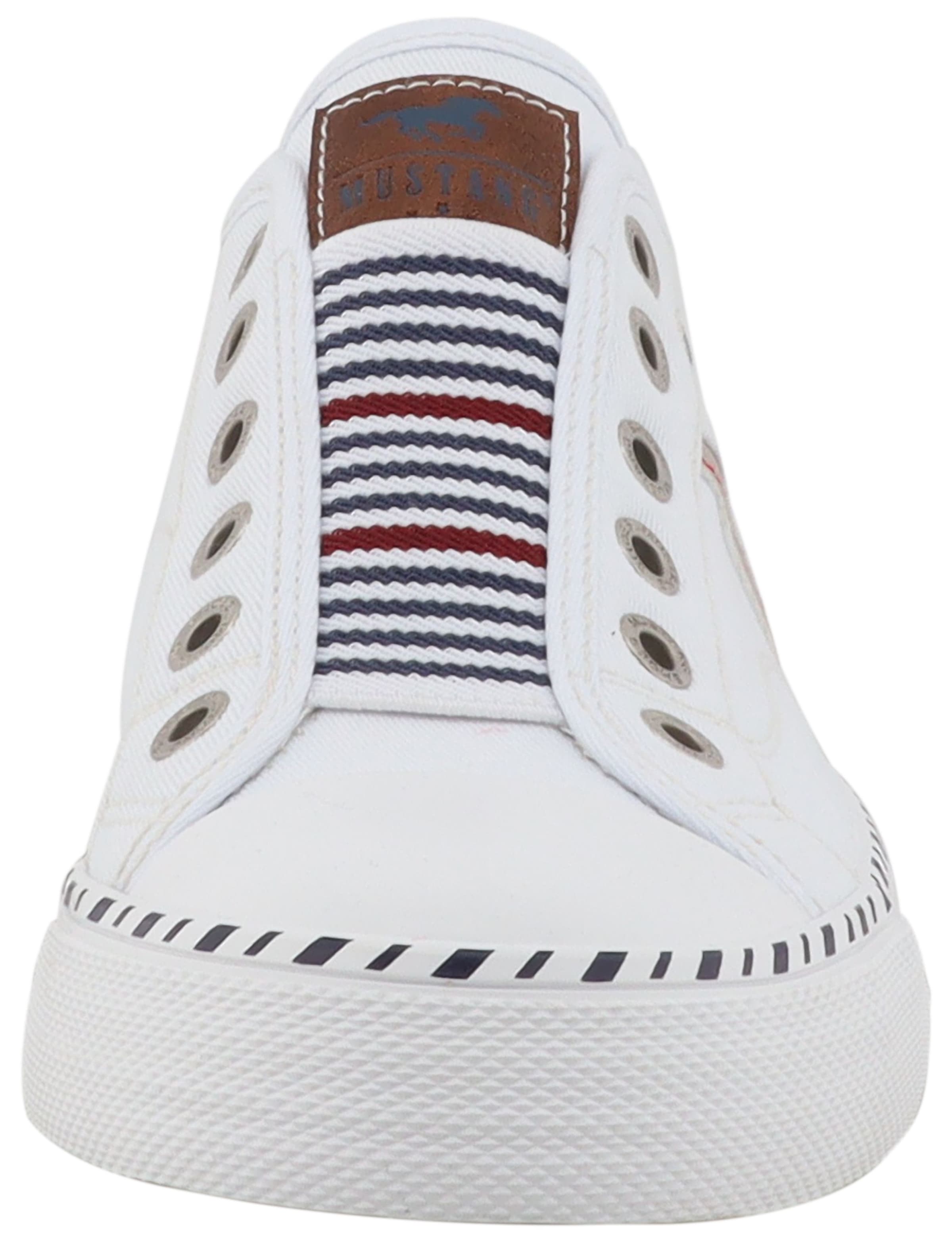 Mustang Shoes Slip-On Sneaker »Magdalena«  Freizeitschuh, Slipper, Schlupfschuh mit Kontrastbesätzen