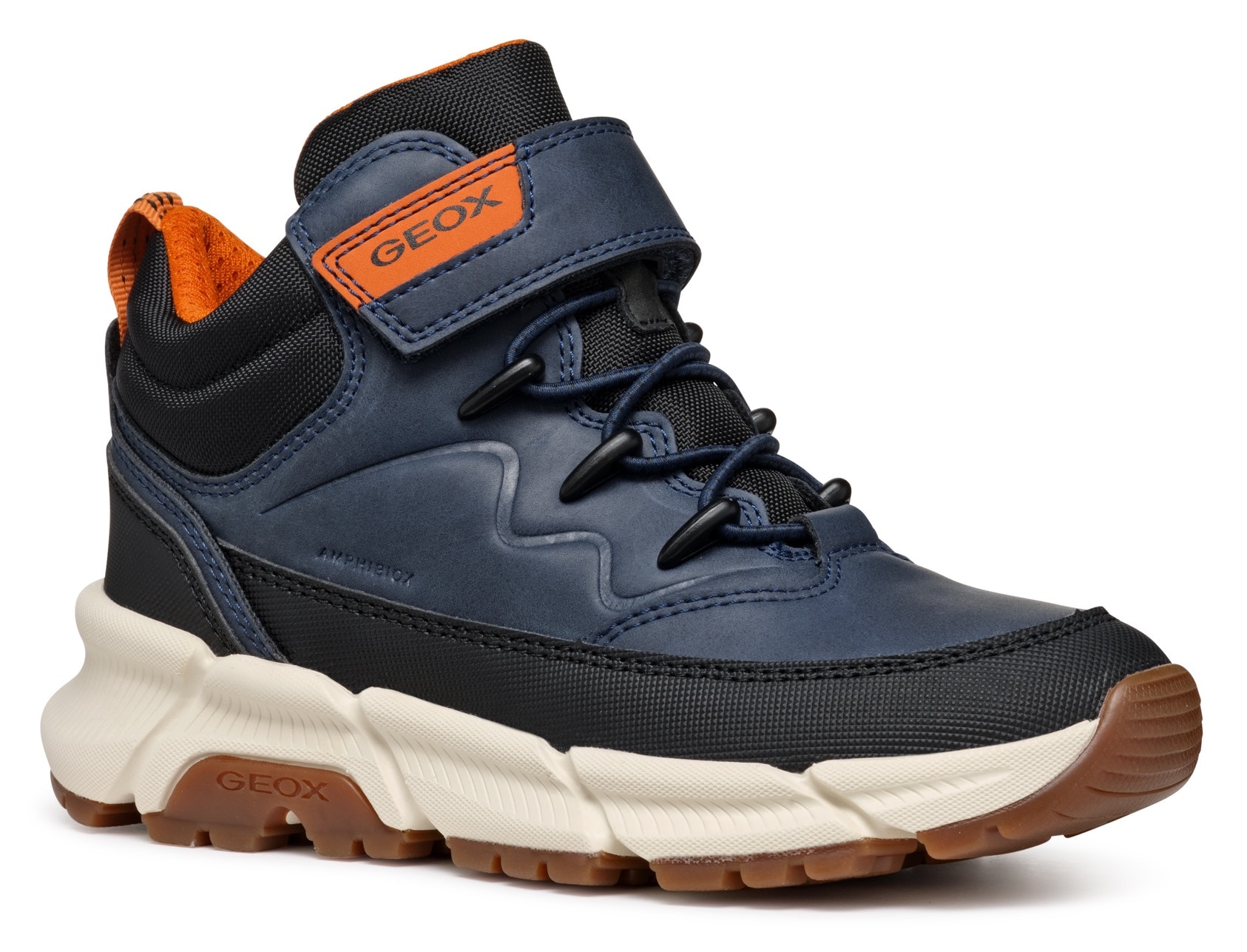 Geox Winterboots »J FLEXYPER PLUS BOY ABX«, High Top Sneaker, Schnürboots mit wasserabweisender TEX-Ausstattung