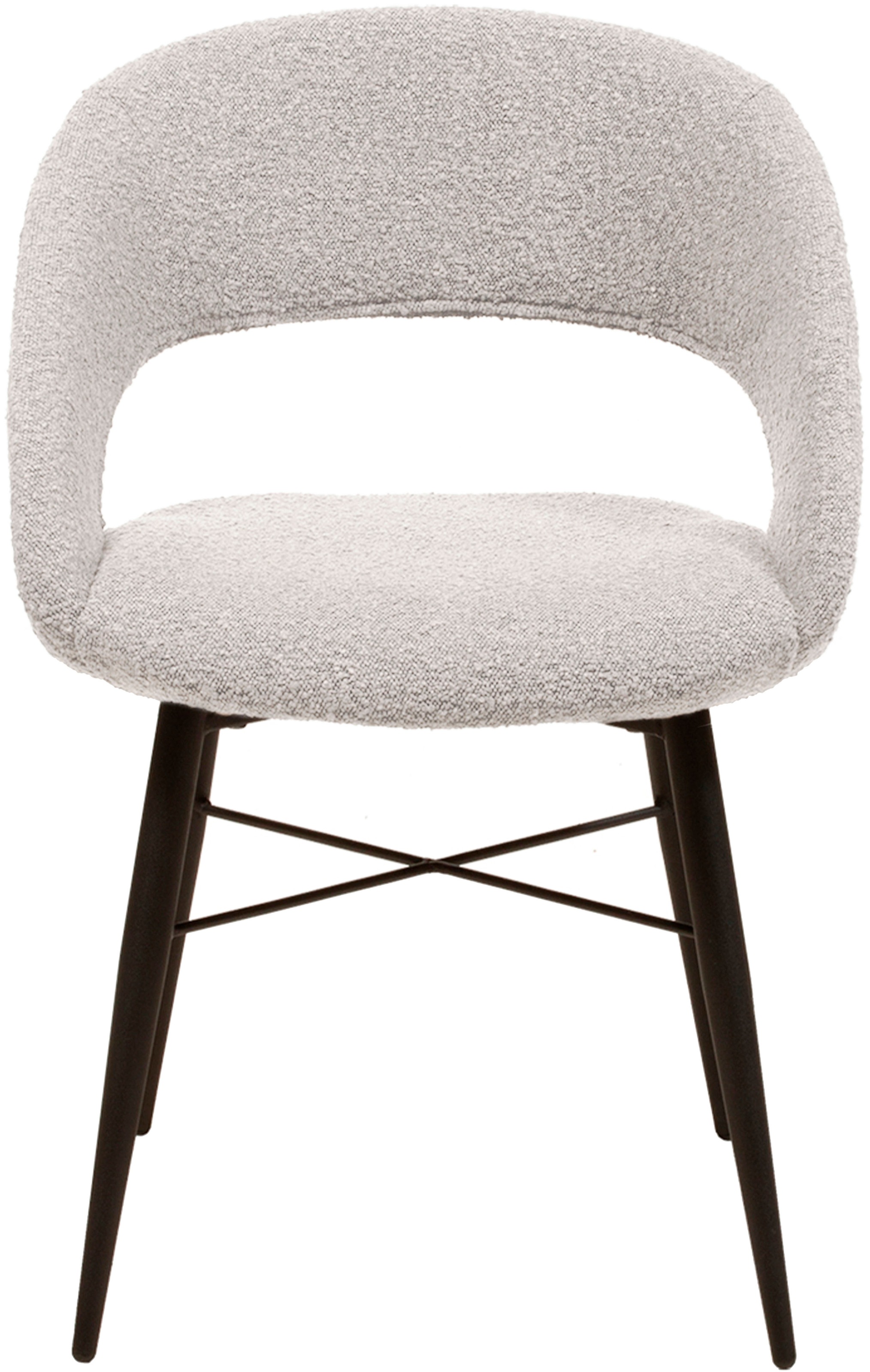 OMG Design Esszimmerstuhl »Marley«, (Set), 1 St., Stoff, mit modernem Cut-Out, Bouclé Bezug