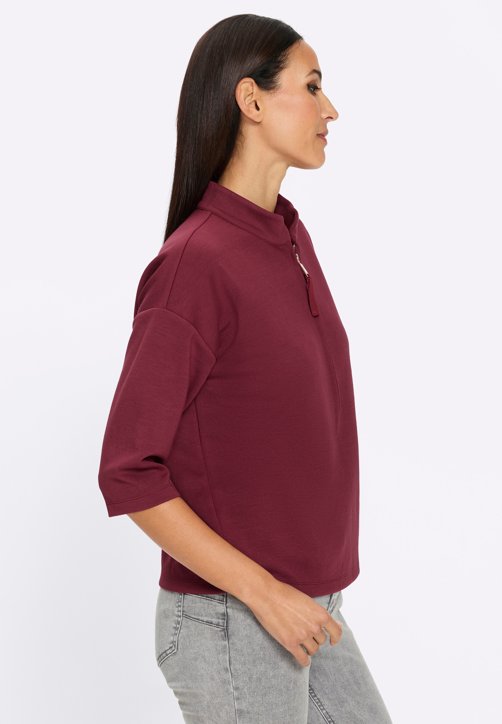 heine Sweatshirt »Sweatshirt Sweatshirt mit Reißverschluss«

