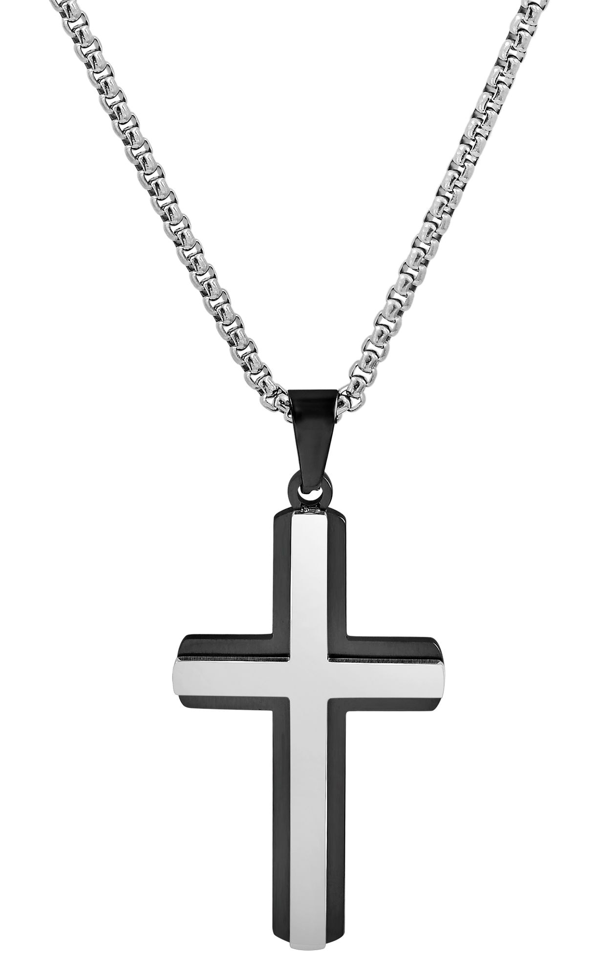 Adelia´s Kreuzanhänger »Damen Anhänger ¿ Kreuz Kreuzanhänger aus Edelstahl«