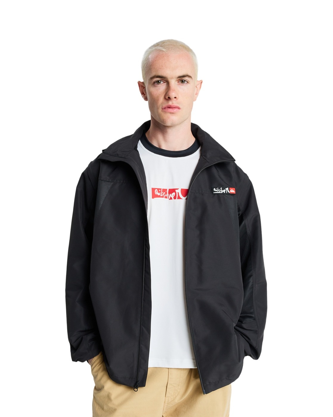 Quiksilver Outdoorjacke »YG Crossbone Spray« mit Kapuze