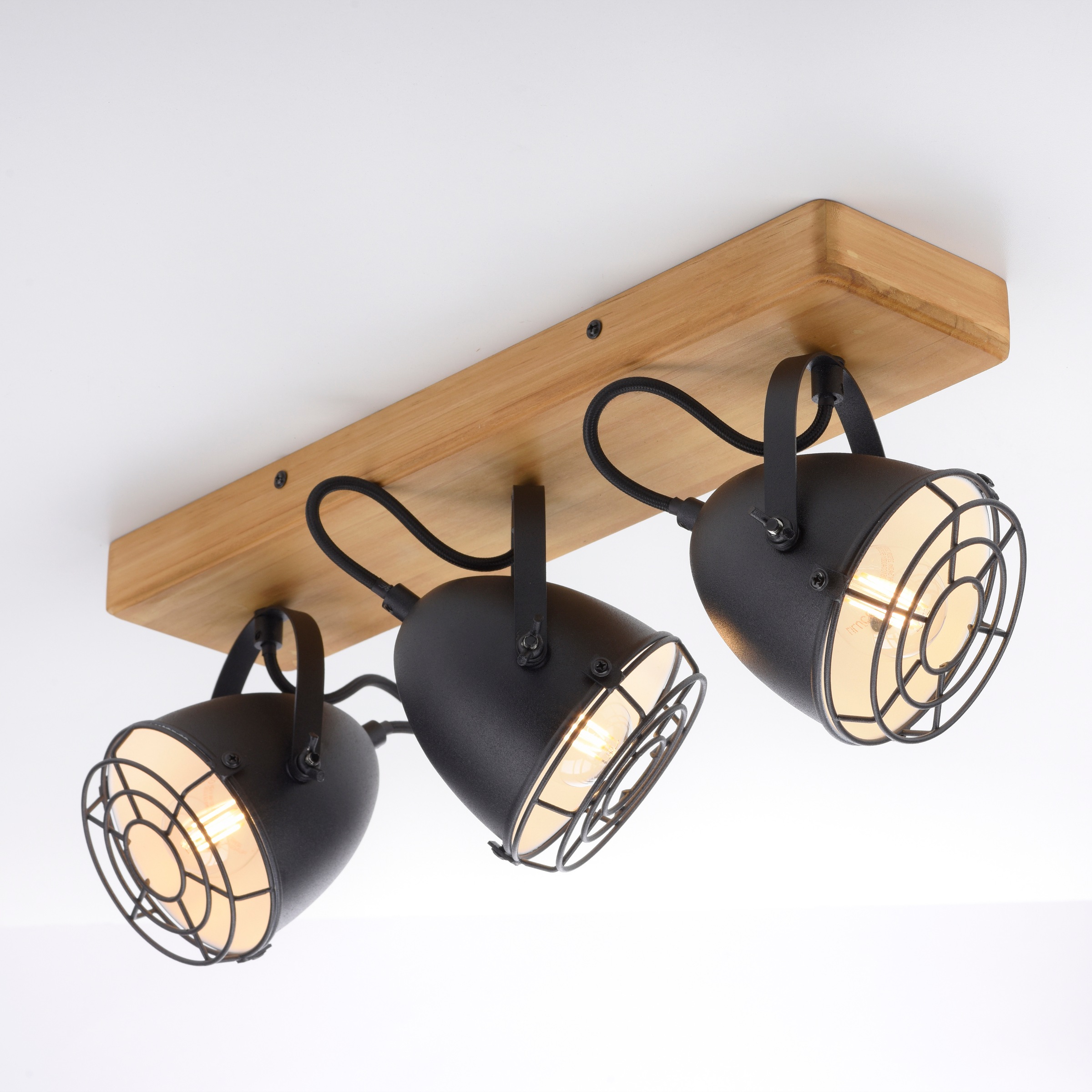 JUST LIGHT Deckenleuchte »BEETLE«, 3 flammig, Leuchtmittel E14 | ohne Leuchtmittel, ExklusiveE14