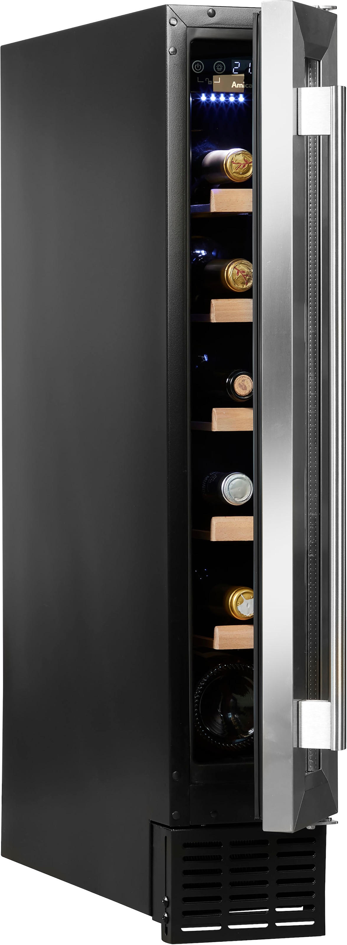 Amica Weinkühlschrank »WK 341 101 E«, für 6 Standardflaschen á 0,75l, Standkühlschrank