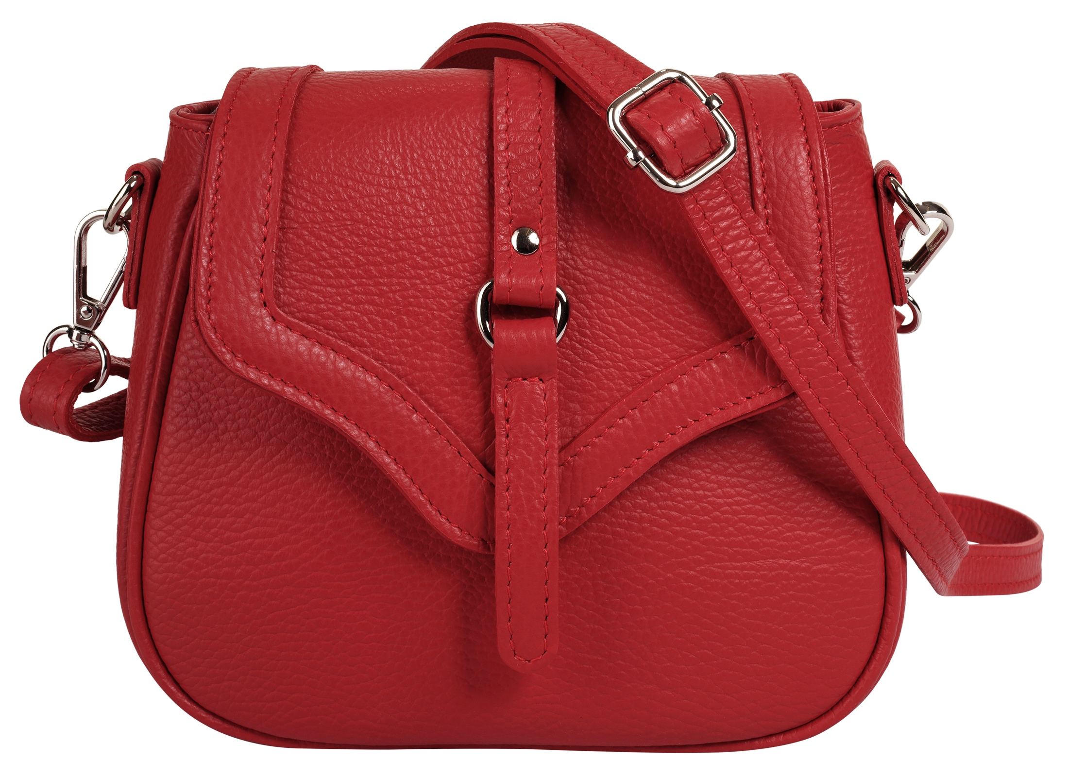 Cluty Umhängetasche echt Leder, Made in Italy