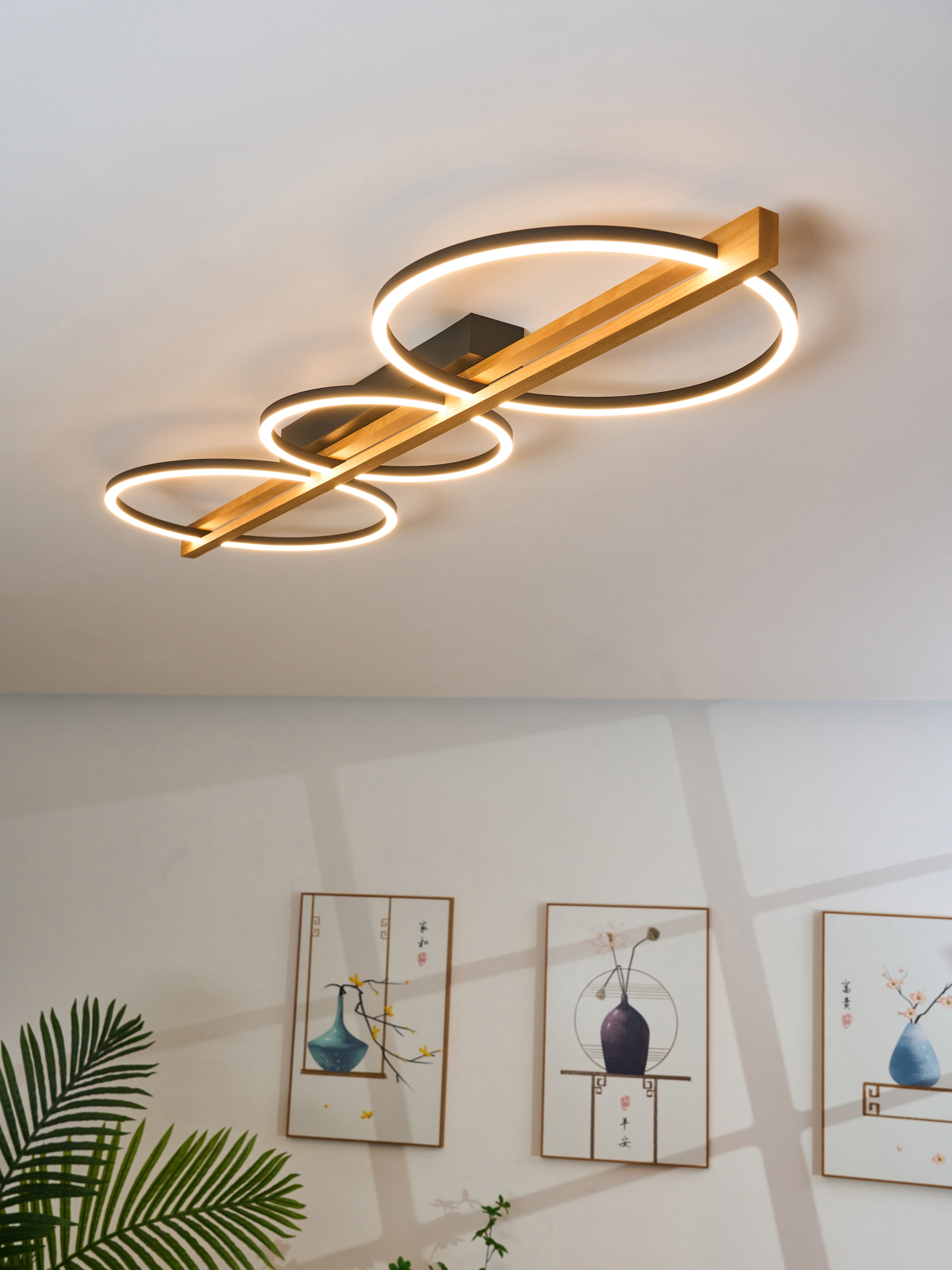 ECO-LIGHT LED Deckenleuchte »LED-Deckenleuchte TOVAK«, 3 flammig, Leuchtmittel LED-Board | LED fest integriert
