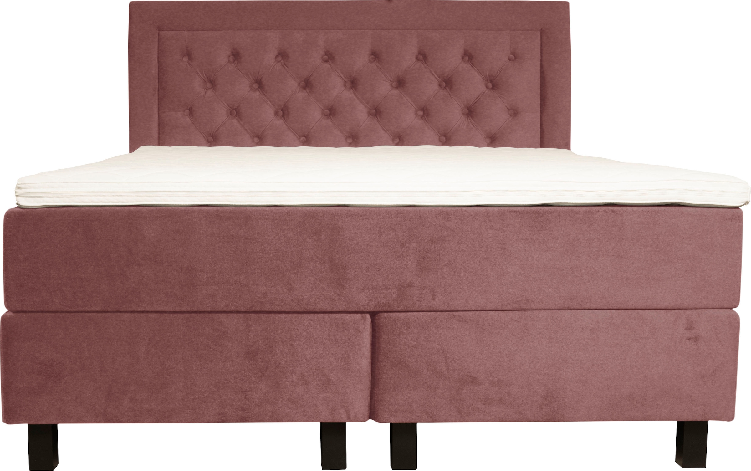 Home affaire Boxspringbett »Jeanne« inkl. Topper mit Taschen-Federkernmatratze