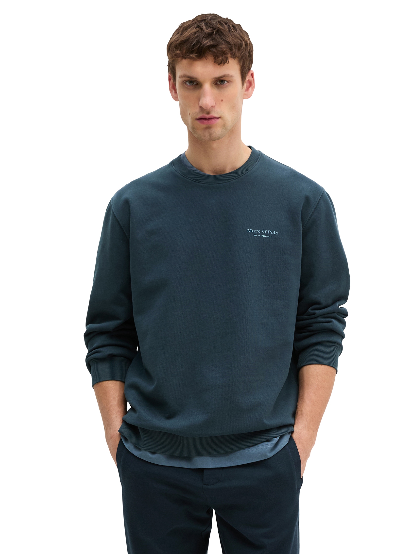 Marc O'Polo Sweatshirt , regular fit mit Logoprint auf der Rückseite
