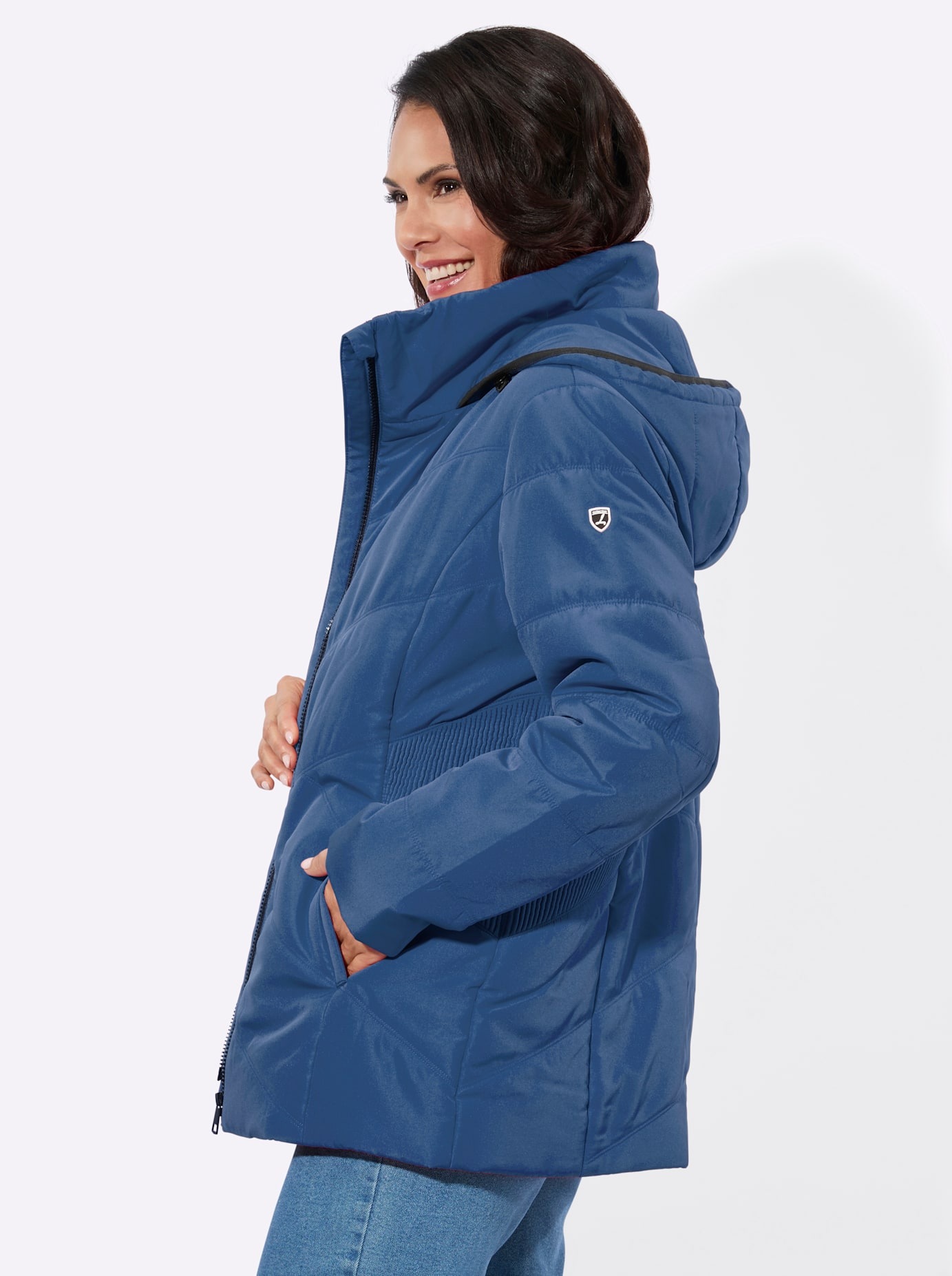 Casual Looks Steppjacke mit Kapuze