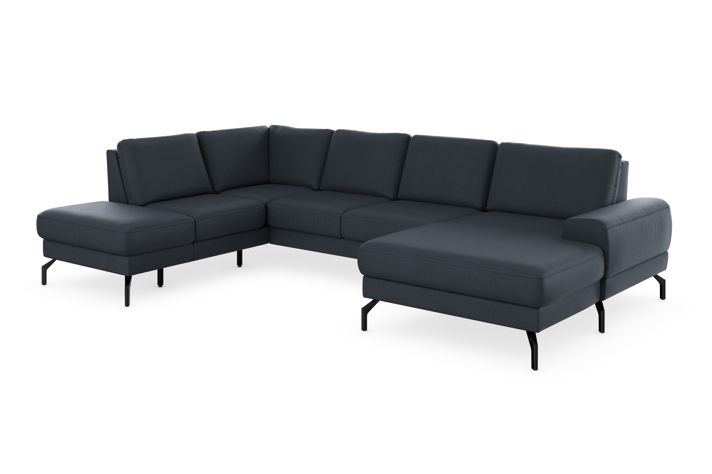 sit&more Wohnlandschaft »Cinturo U-Form«, inklusive Sitztiefenverstellung und Federkern, Sitzhöhe 48 cm