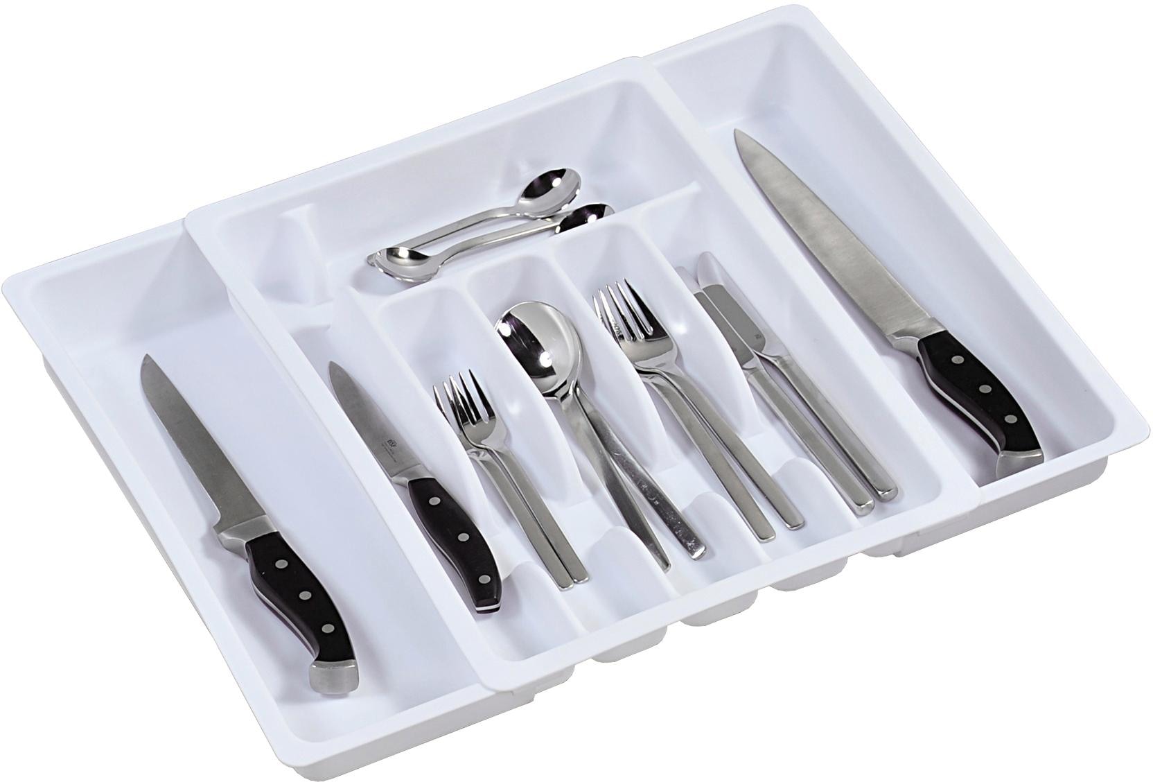KESPER® Besteckkasten variabel ausziehbar, Kunststoff