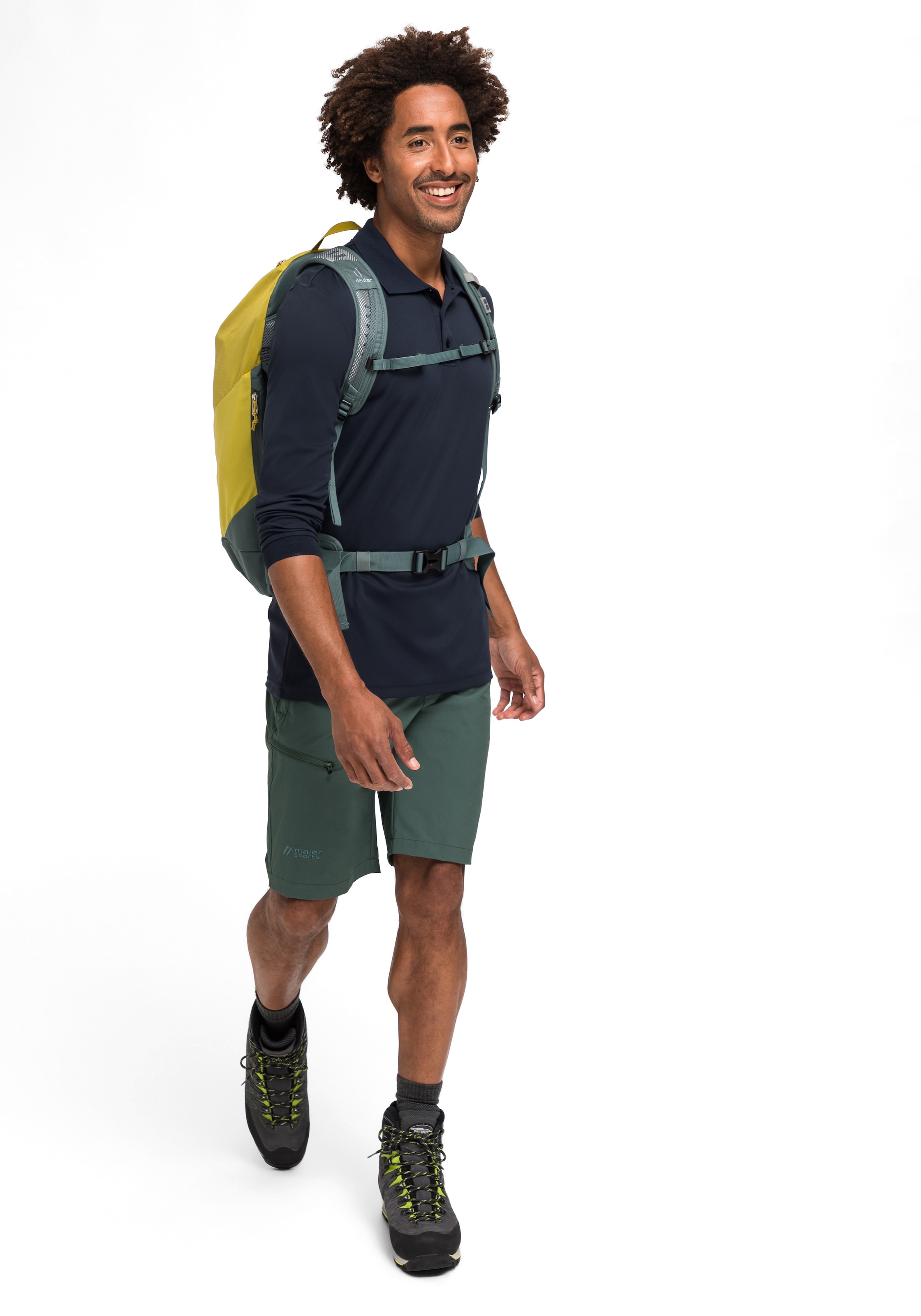 Maier Sports Langarm-Poloshirt »Ulrich L/S« Herren Polo langarm, leichtes Funktionsshirt, Langarmshirt, Reg. Fit