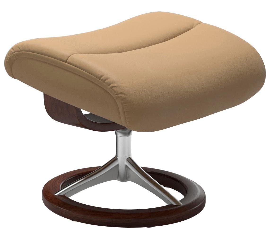 Stressless® Relaxsessel »View« Set, Relaxsessel mit Hocker,  mit Signature Base, Größe S,Gestell Braun