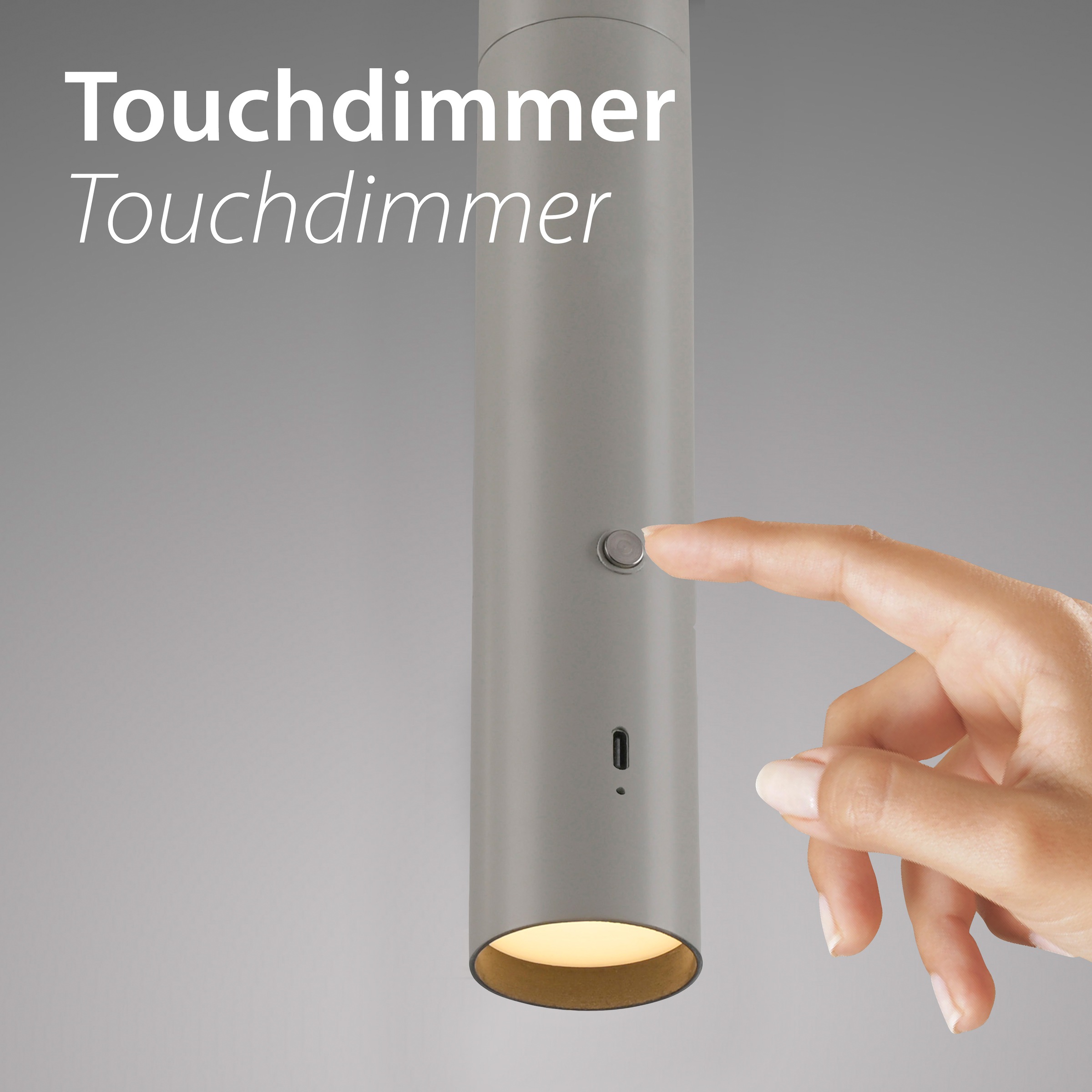 JUST LIGHT Pendelleuchte »ATTACH«, 1 flammig, Leuchtmittel LED-Modul | LED fest integriert, Akkuleuchte