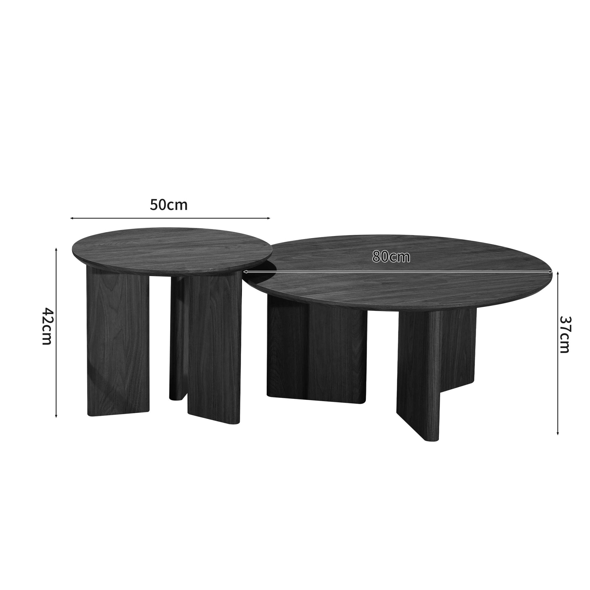 OTTO home Couchtisch »Cassian« 1 Stk. tlg. Walnussoptik, modernes Fußgestell, Breite 80 cm