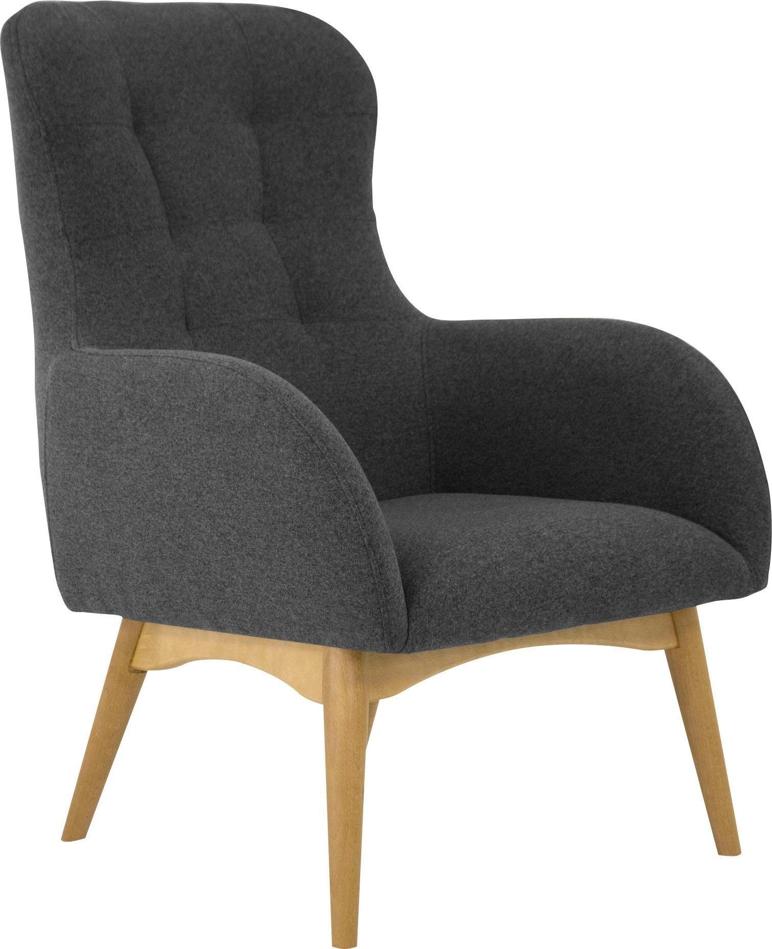 Home affaire Sessel »Leonarda« feine Steppung im Rücken