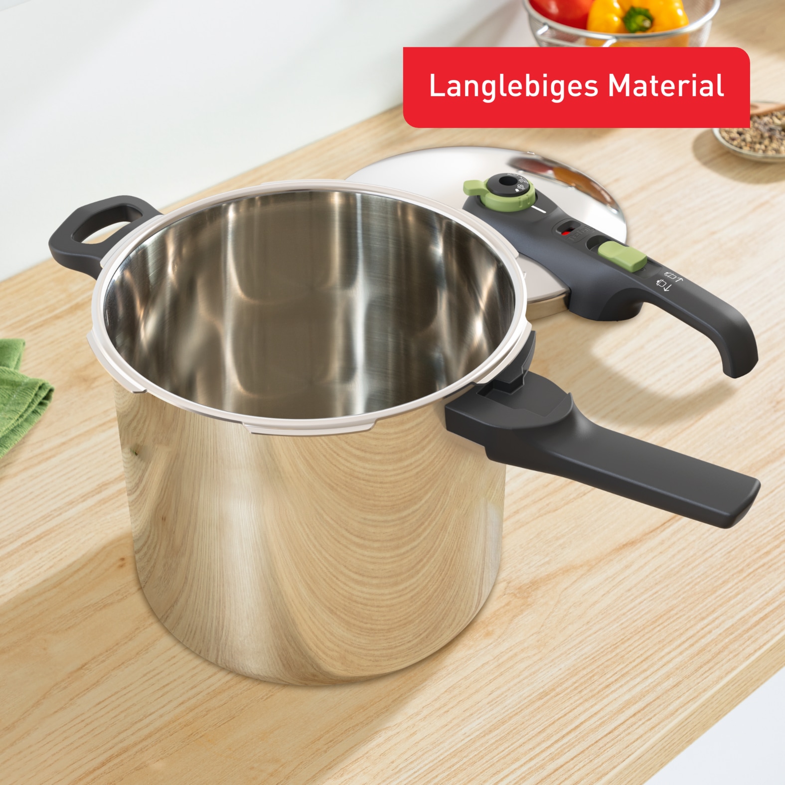 Tefal Schnellkochtopf »Secure Trendy« 1 Stk. tlg. Edelstahl