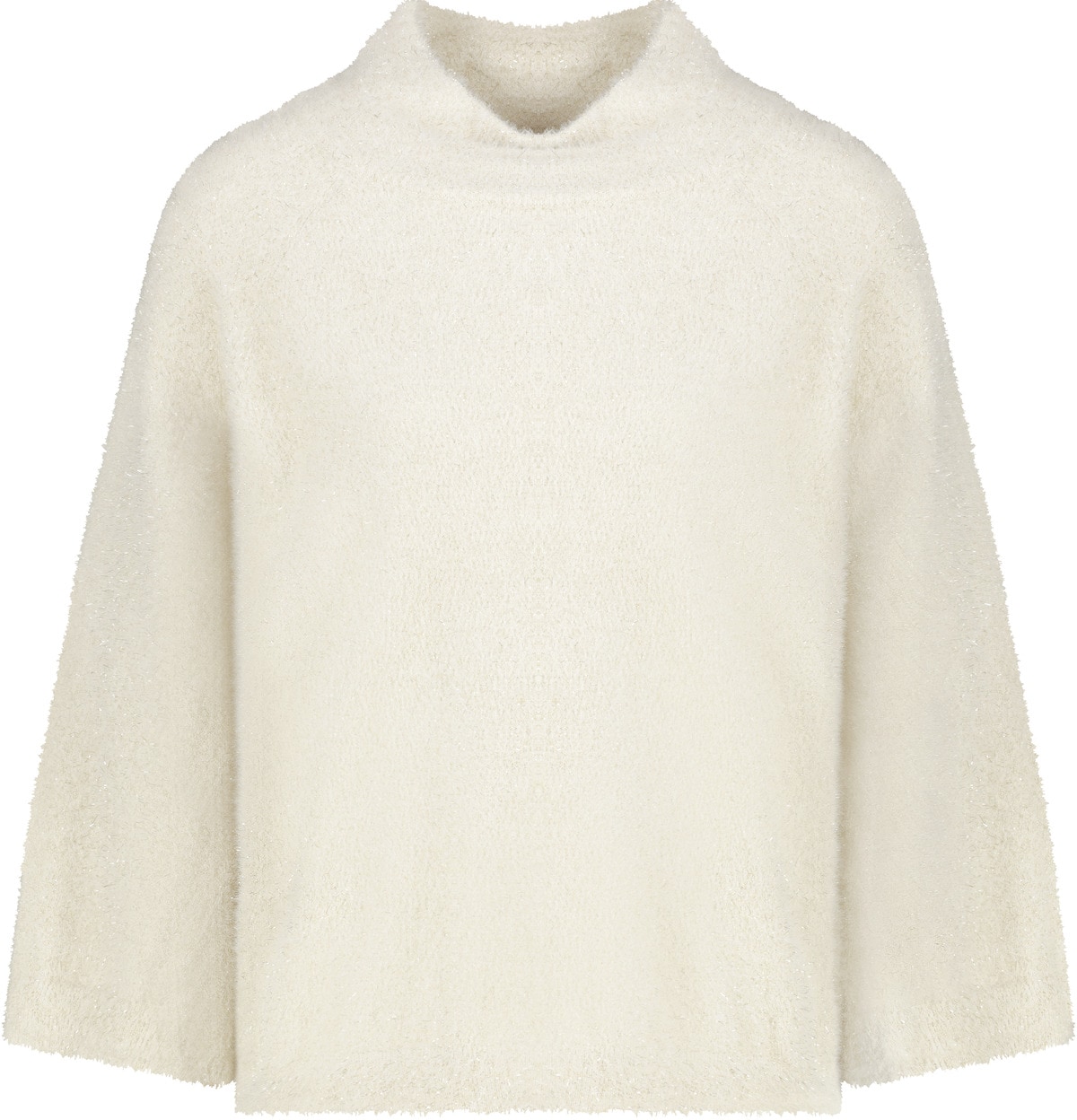 Monari Stehkragenpullover »Pullover Lurex« Regular fit mit Rundhalsausschnitt