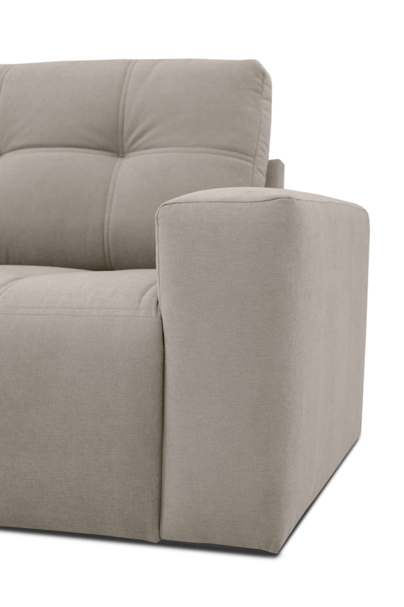 Home affaire 3-Sitzer »Turnon, Lounge-sofa, Breite 220 cm«, Chenille, mit Knopf- und Doppelsteppung, elegantes Aussehen