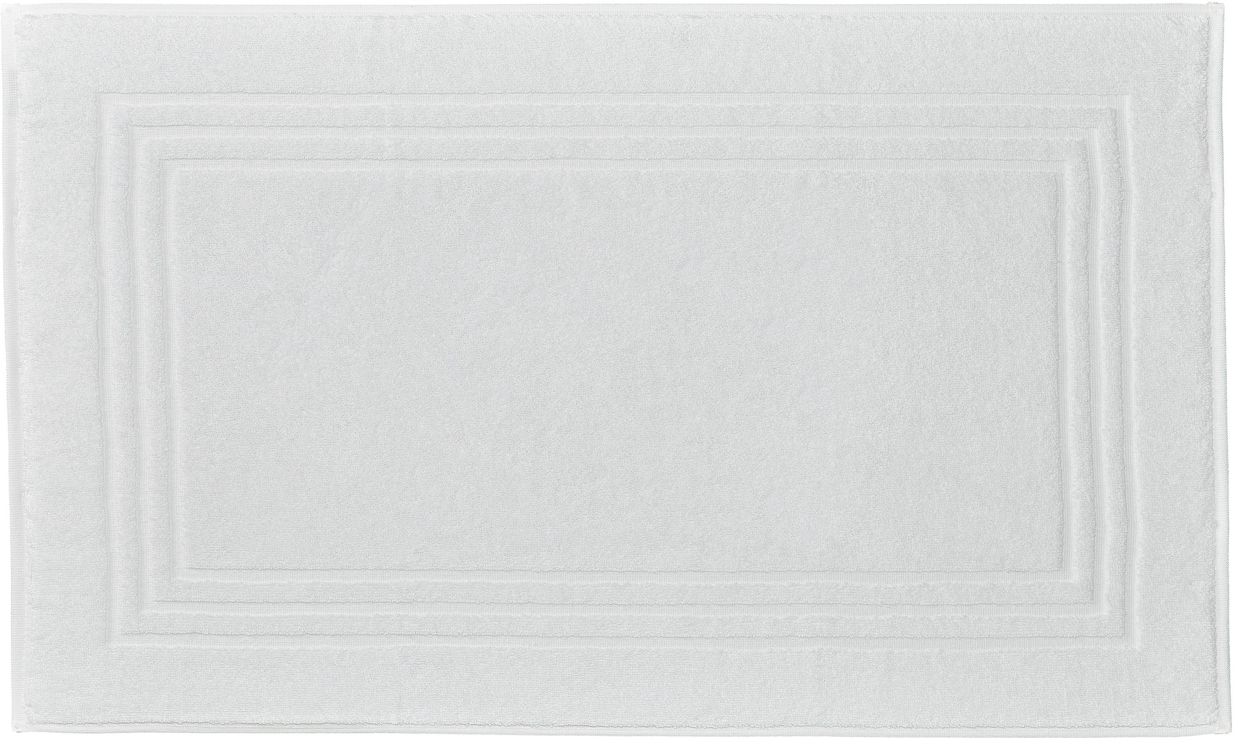 Kleine Wolke Badematte »Lodge, Badvorleger« Höhe 80 mm beidseitig nutzbar Badteppich, Frottier-Qualität, Uni Farben, mit Bordüre