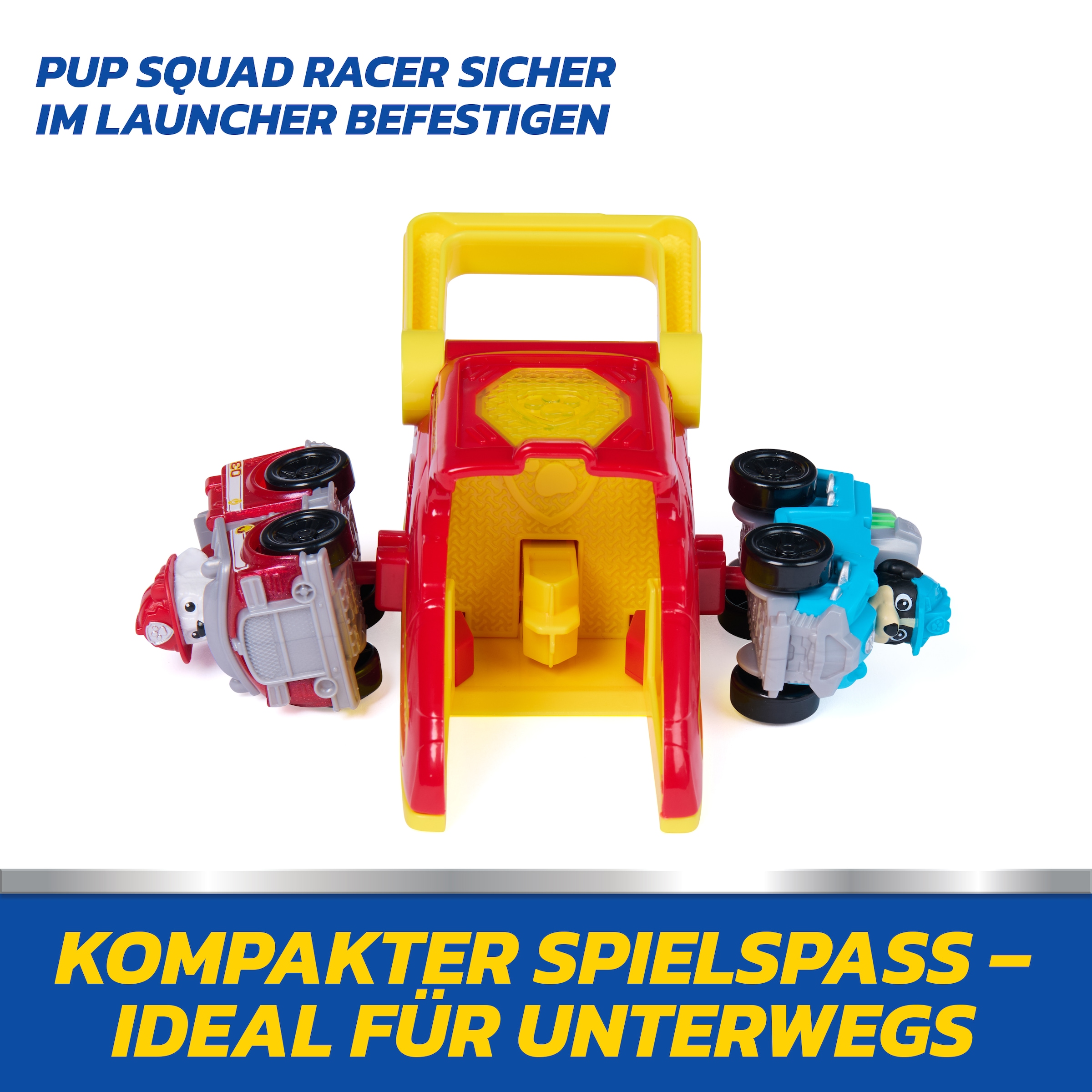 Spin Master Spielzeug-Auto »PAW Patrol – Pup Squad Launcher mit Marshall & Rex Fahrzeugen«