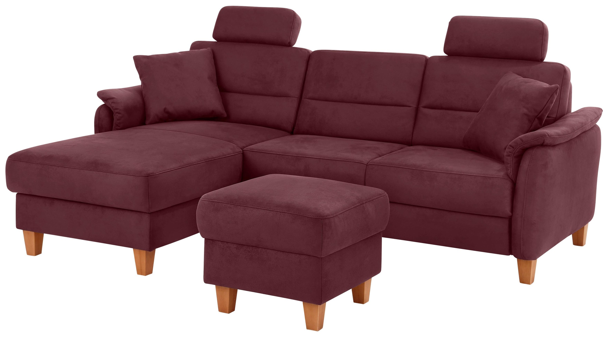 Home affaire Ecksofa »Palmera L-Form«, Federkern, wahlweise mit Bettfunktion und mit/ohne Bettkasten