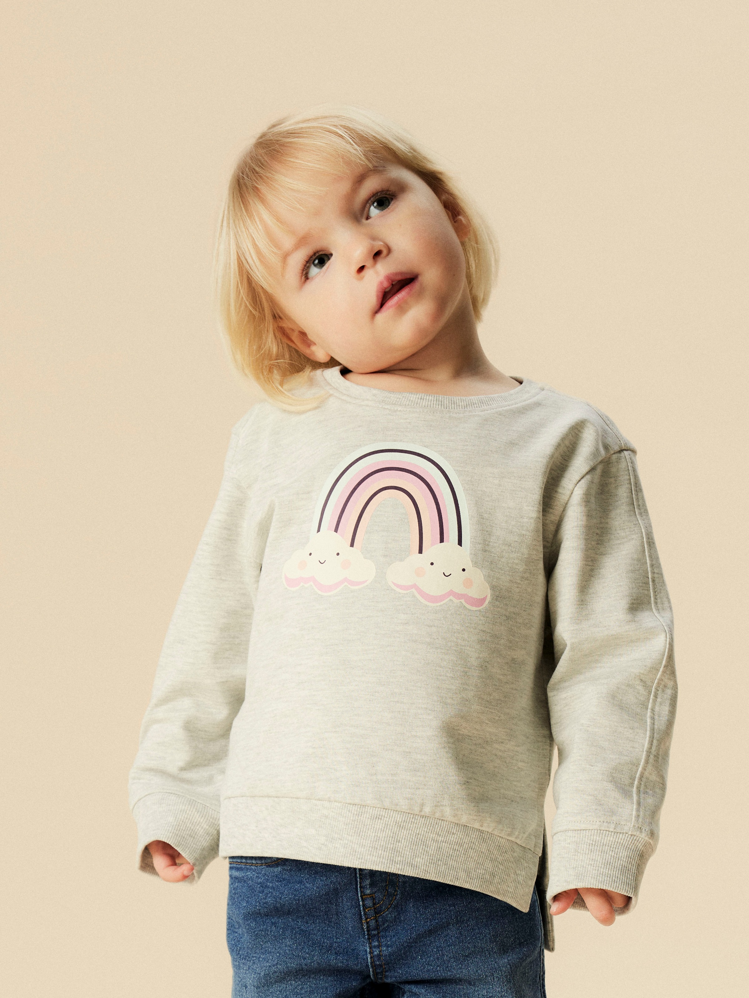 Name It Sweatshirt »NMFBISSINE LS NREG SWE UNB BOX  PB«
