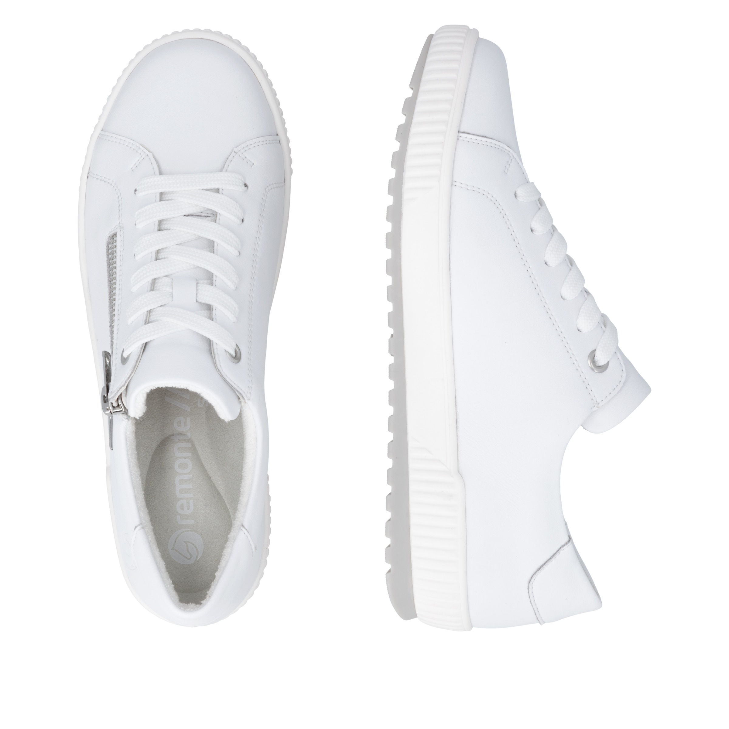 Remonte Sneaker  Freizeitschuh, Halbschuh mit seitlichem Reißverschluss und TEX-Membran