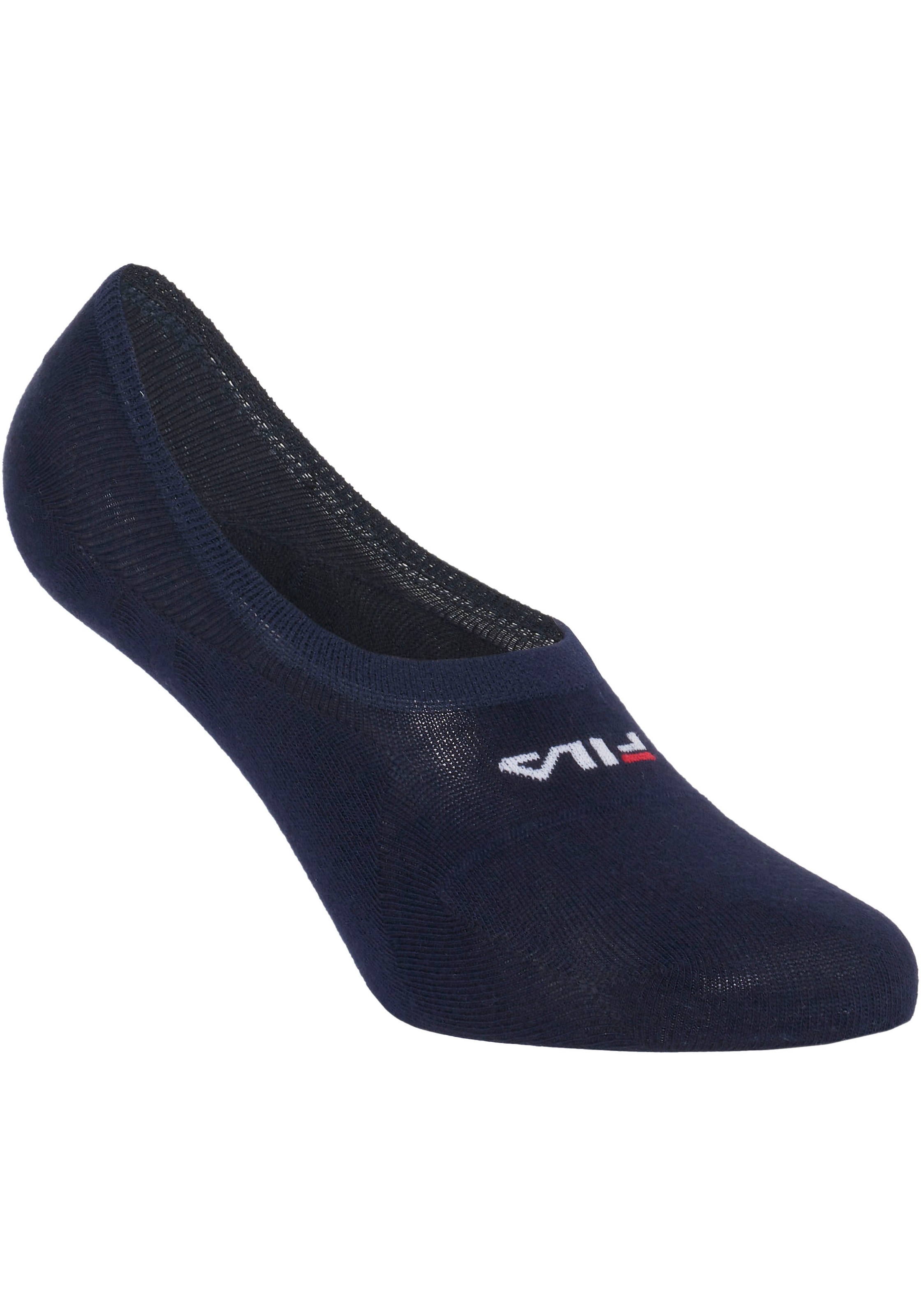 Fila Füßlinge »UNISEX GHOST SOCKS SILICONE HEEL INSIDE«, (6 Paar), mit Logo-Schriftzug