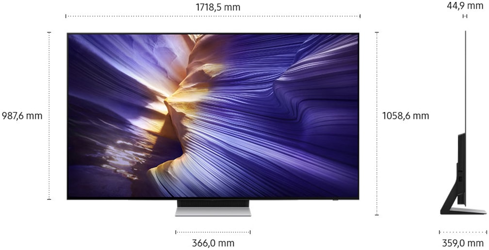 Samsung OLED-Fernseher »GQ77S91FAE« 194 cm/77 ″ Smart-TV