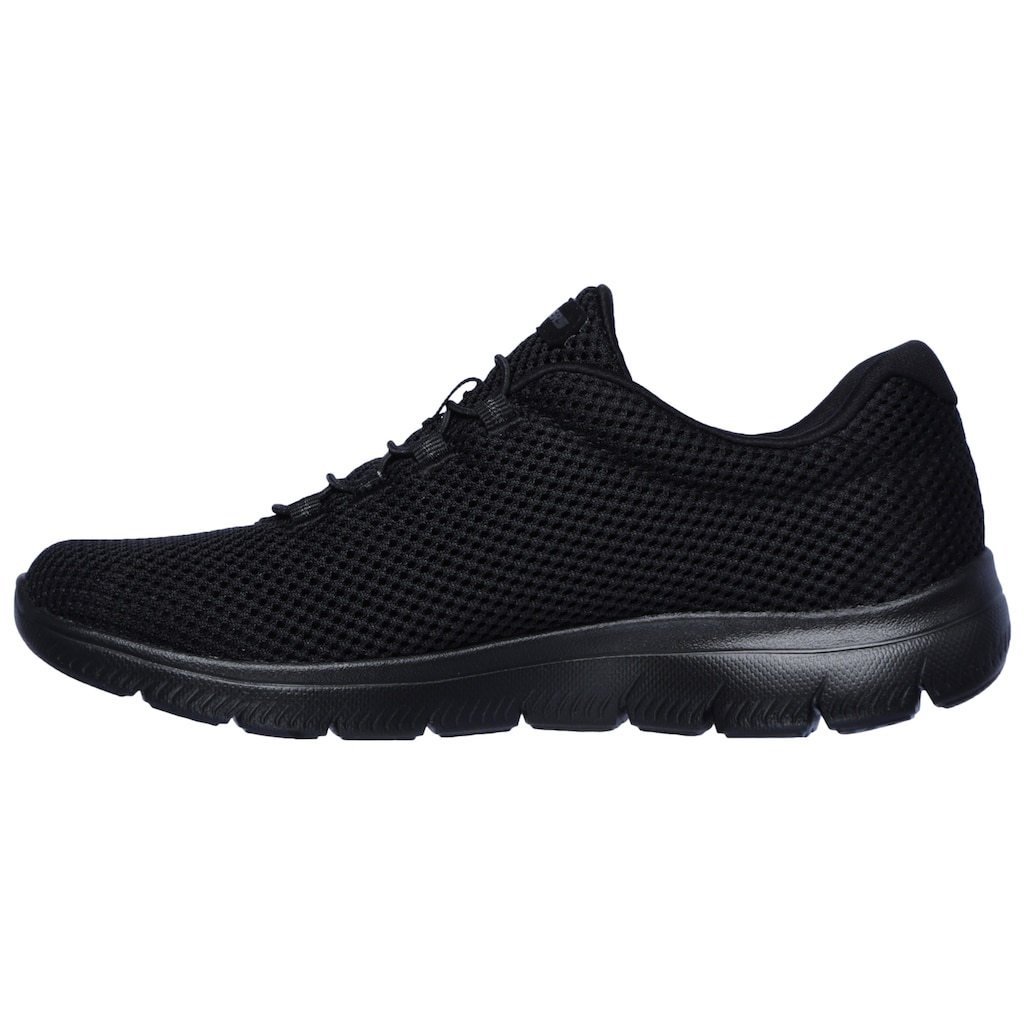 Skechers Slip-On Sneaker »SUMMITS«, Freizeitschuh, Halbschuh, Schlupfschuh mit komfortabler Innensohle