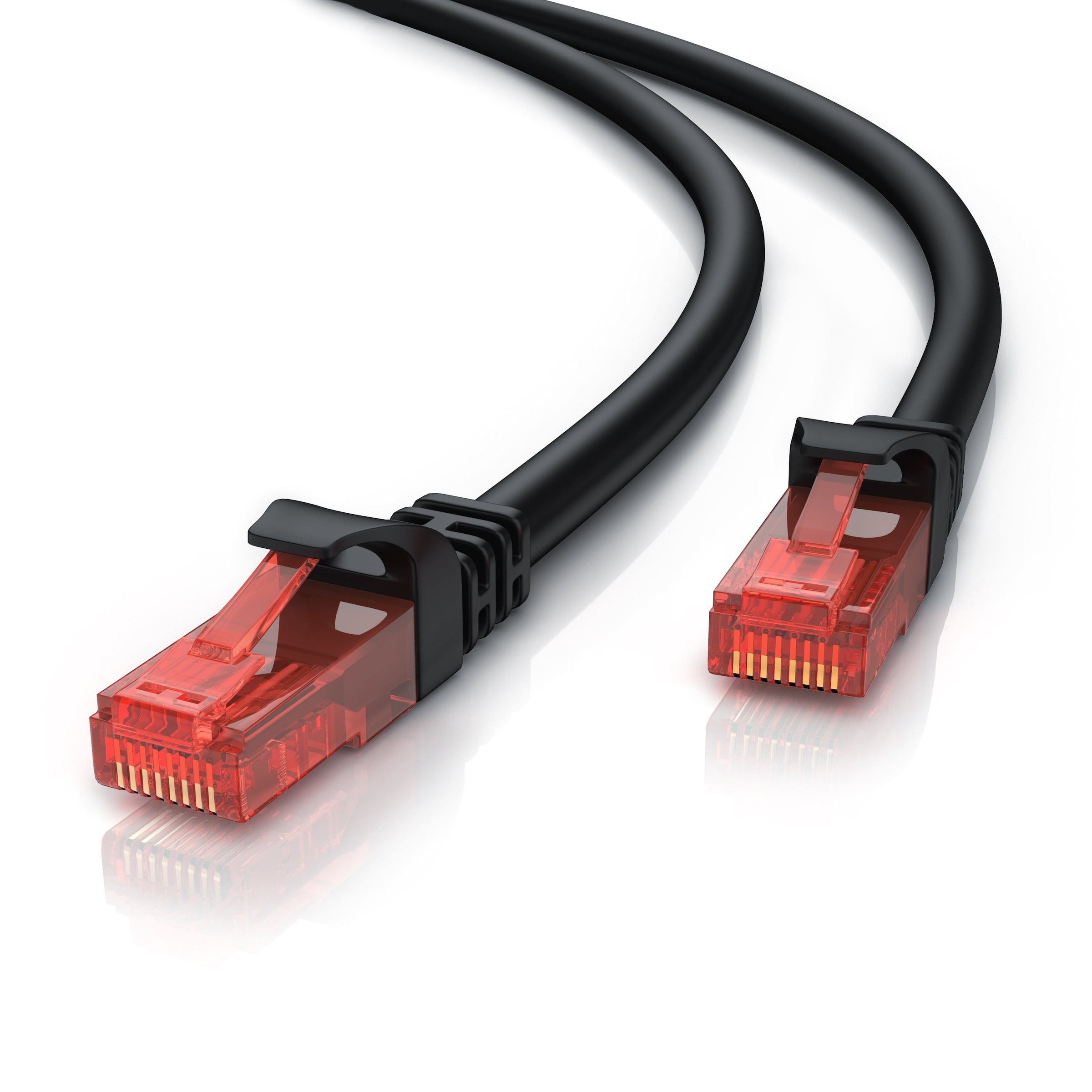 CAT.6 Gigabit Ethernet LAN Patchkabel (RJ45) »mehrfach geschirmtes...