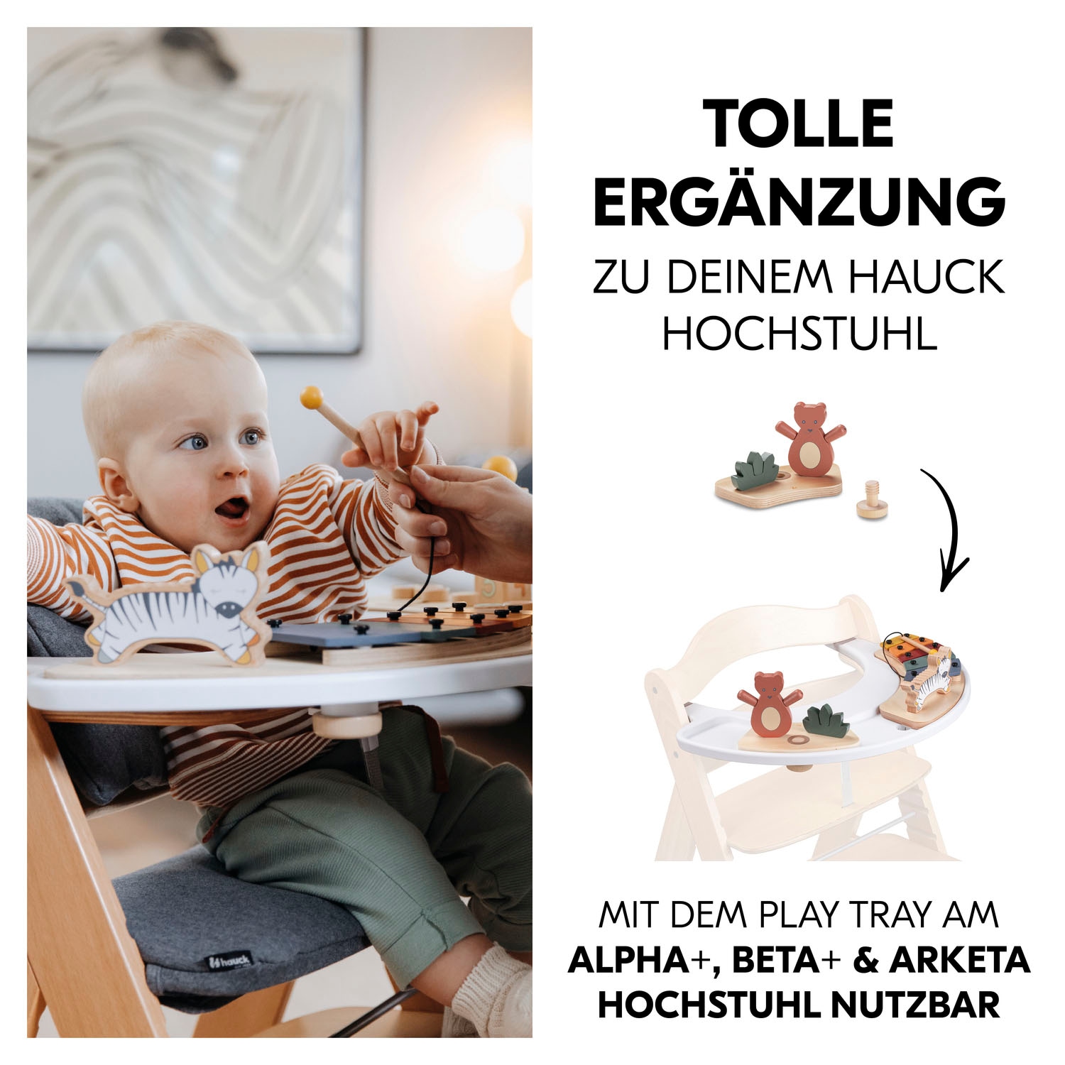 Hauck Greifspielzeug »Play Shaking S Bear«, FSC® - schützt Wald - weltweit
