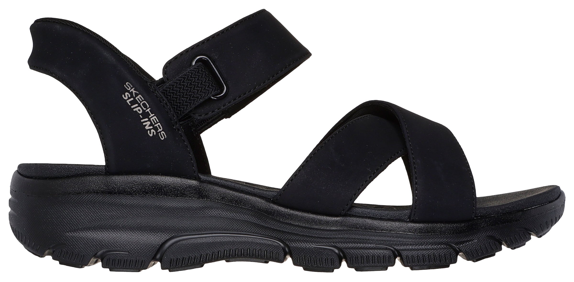 Skechers Sandale »EASY GOING-SOMEWHERE SUNNY«, Schlupfschuh, Plateausandale mit Slip-ins Funktion