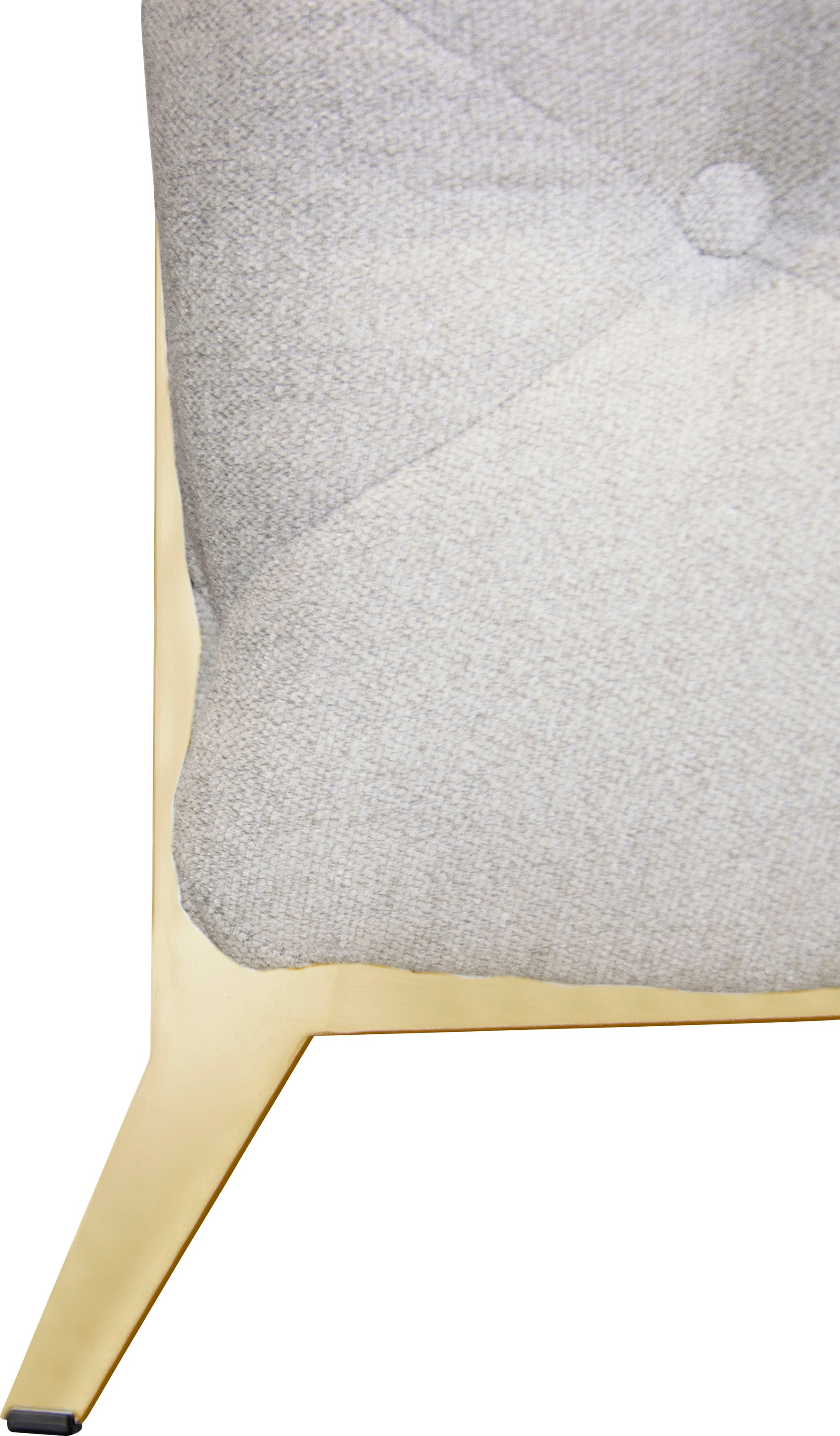Leonique Chesterfield-Sofa »Amaury L-Form«, moderne Chersterfield-Optik, Breite 262 cm, Fußfarbe wählbar