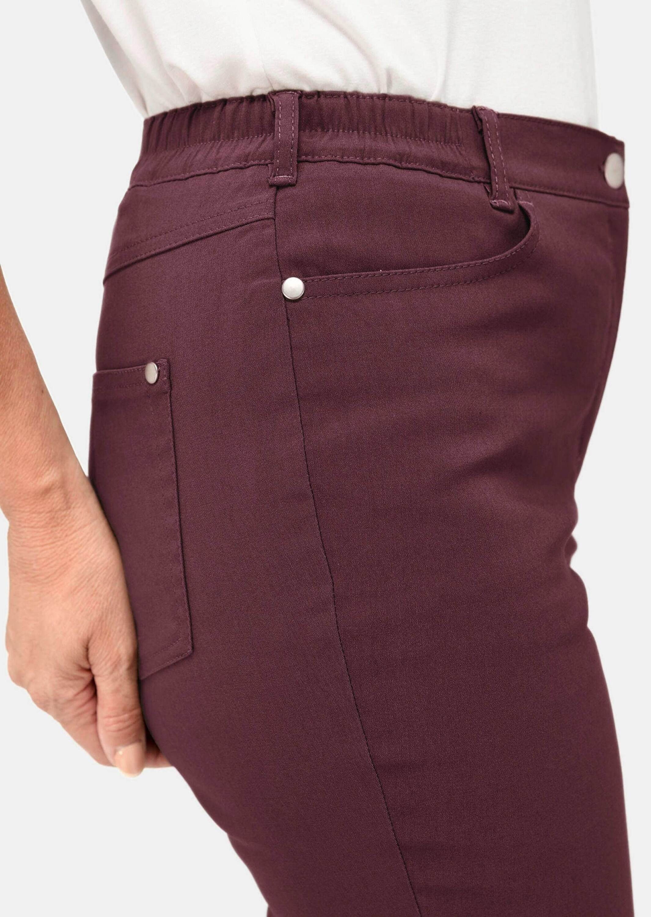 GOLDNER Stoffhose »Kurzgröße Perfekte Super-Stretch-Hose CARLA«
