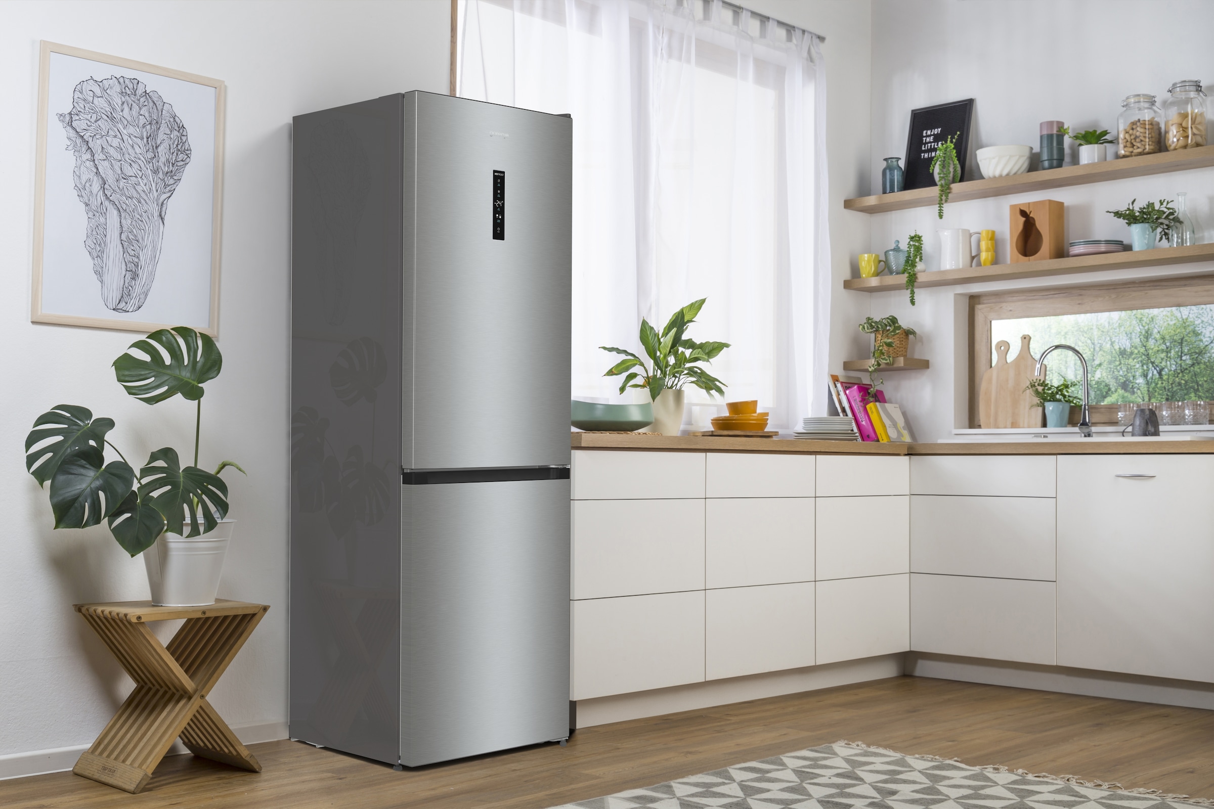 GORENJE Kühl-/Gefrierkombination »NRK619C61X4OT«, AdaptTech - des Gerät passt sich Ihren Bediengewohnheiten an