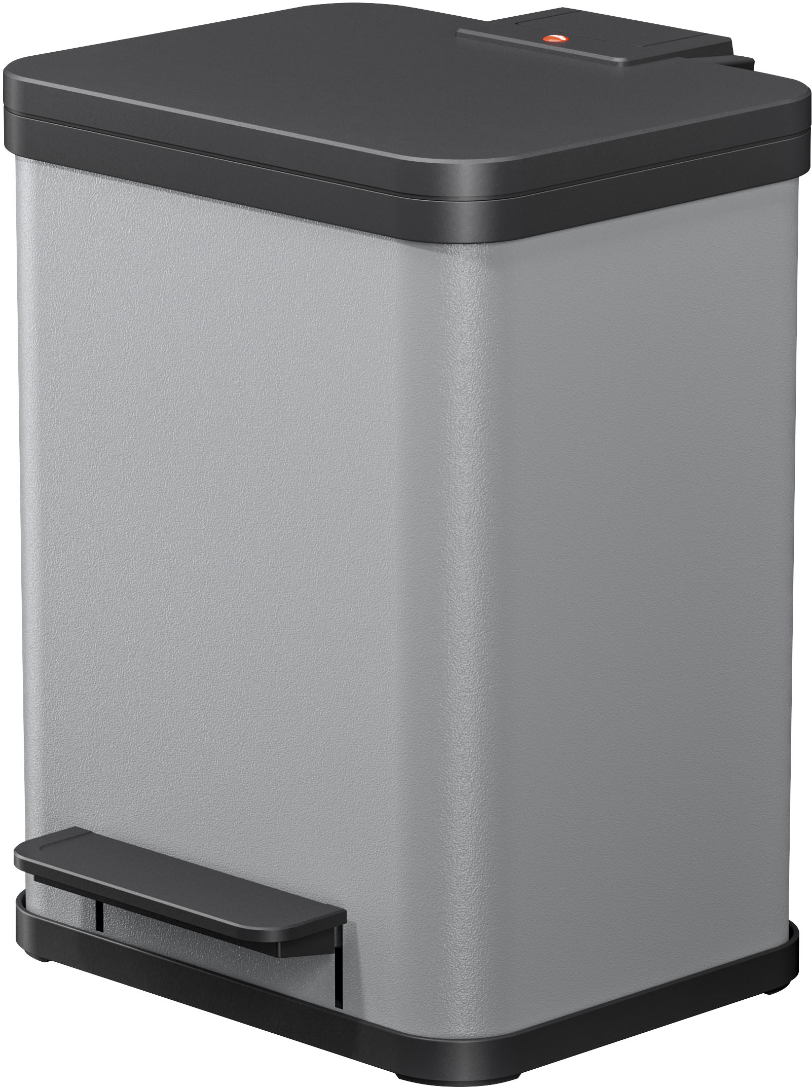 Hailo Mülleimer »Öko duo Plus M« 2 Behälter 18 l in grau, Größe B/H/T: 34 cm x 44,5 cm x 33,5 cm