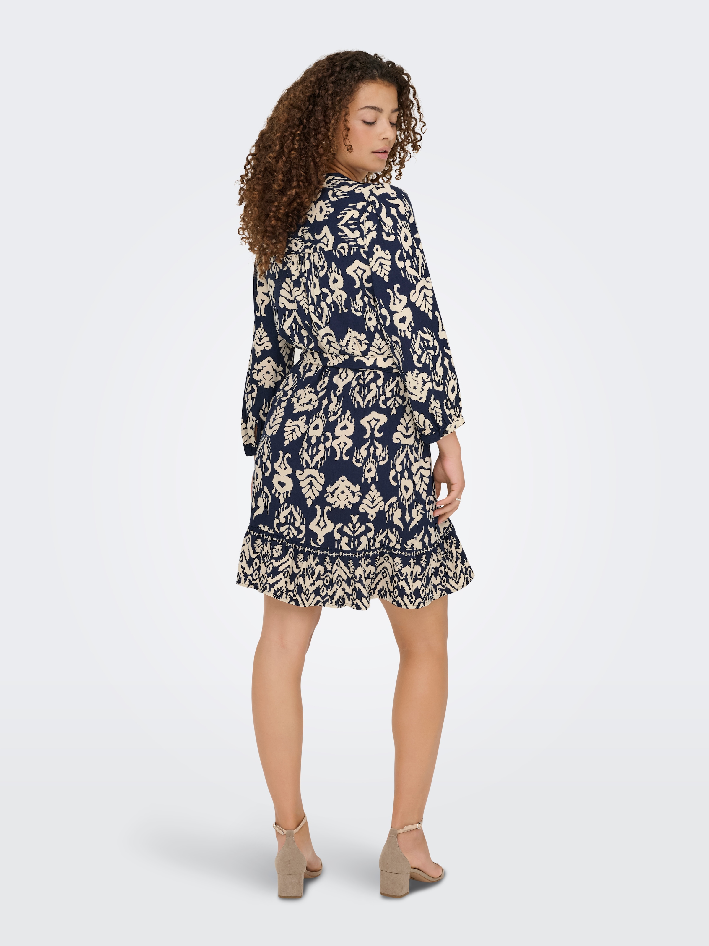 ONLY Tunikakleid »ONLANTONIA LIFE 3/4 SHORT DRESS WVN«, Sommerkleid
