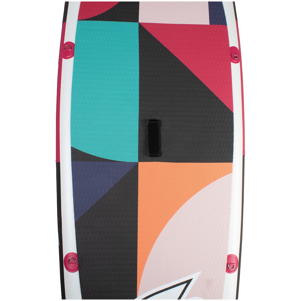 F2 SUP-Board »Tropical Icecream 10,5"«, (mit Paddel, Pumpe und Transportrucksack)