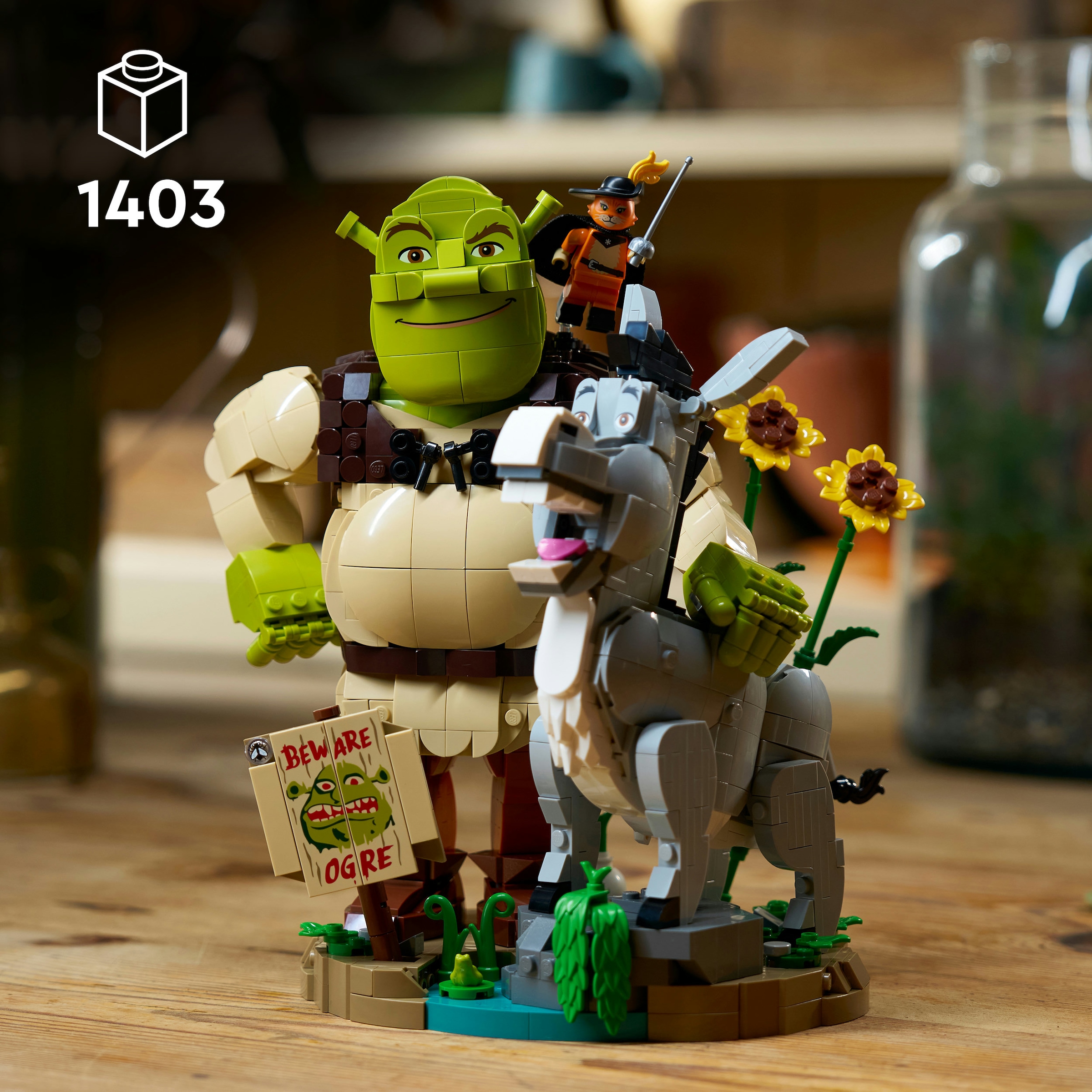 LEGO® Konstruktionsspielsteine »Shrek, Esel und Der Gestiefelte Kater (72423), LEGO Shrek« Made in Europe